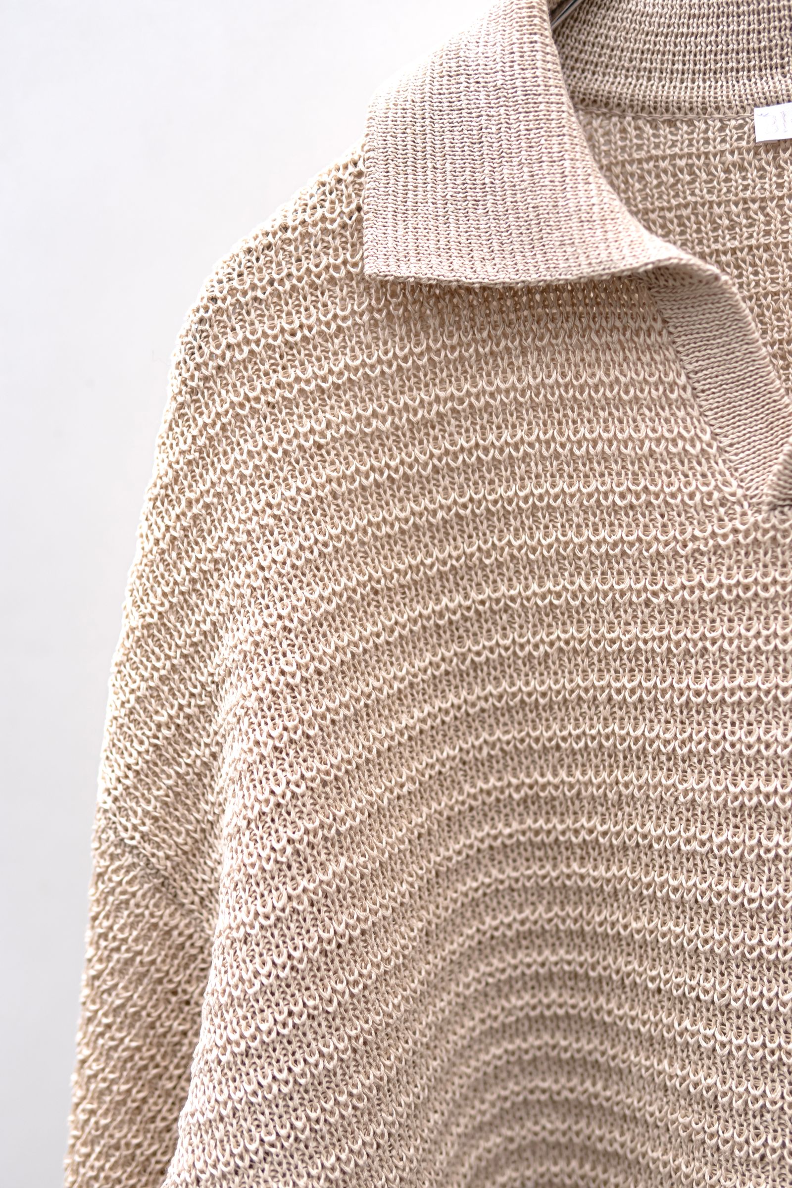 Blanc YM - Skipper Knit Shirt / Beige | Retikle Online Store