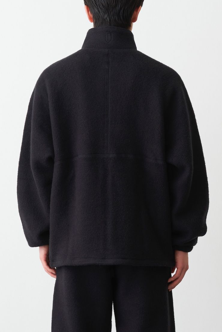【JUHA×UMBRO】WOOL BOA FLEECE BLOUSON / Black