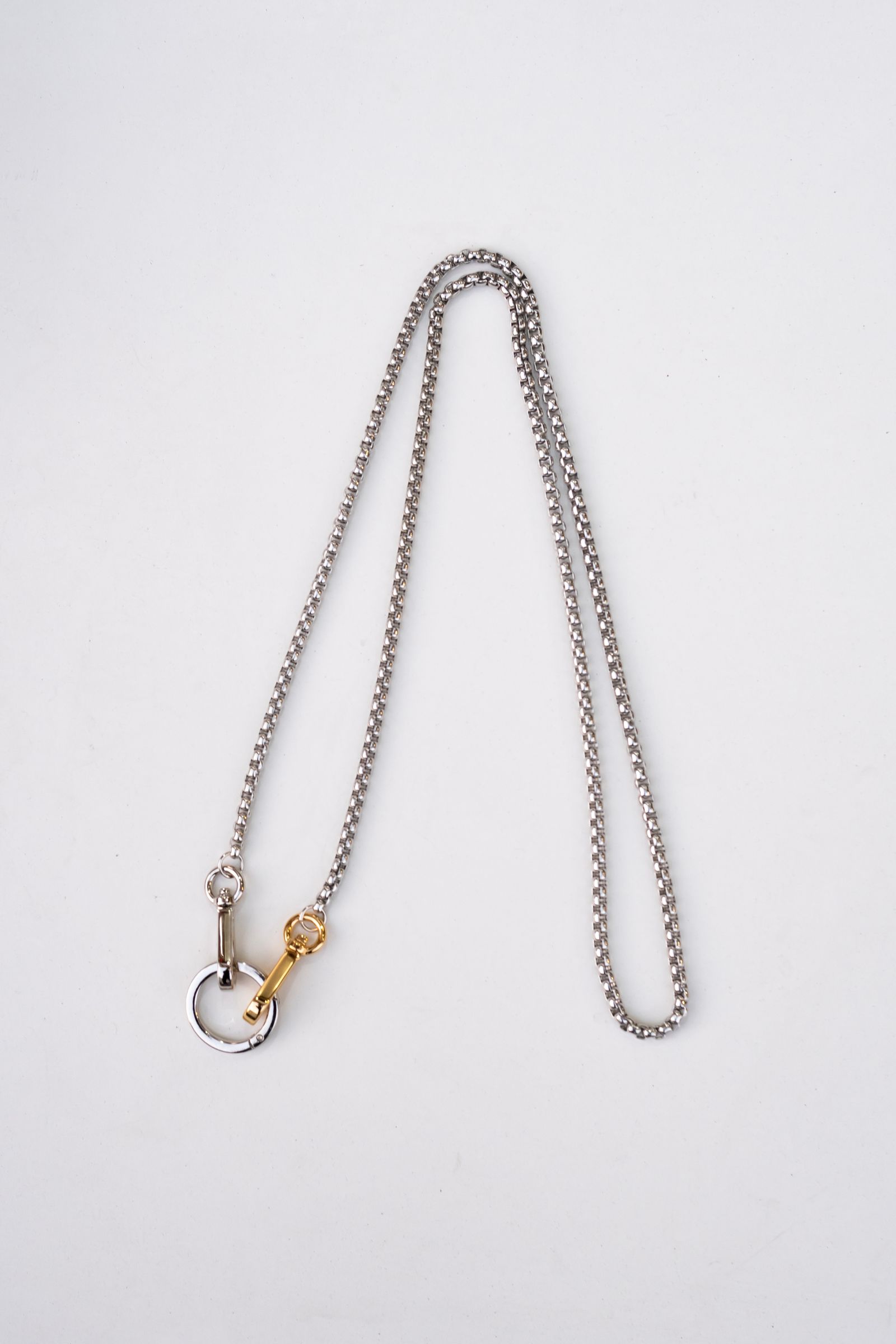 HIDAKA - CHAIN LANYARD - LONG / SILVER | Retikle Online Store