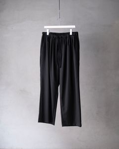 Pure Wool Relax Trousers / Black