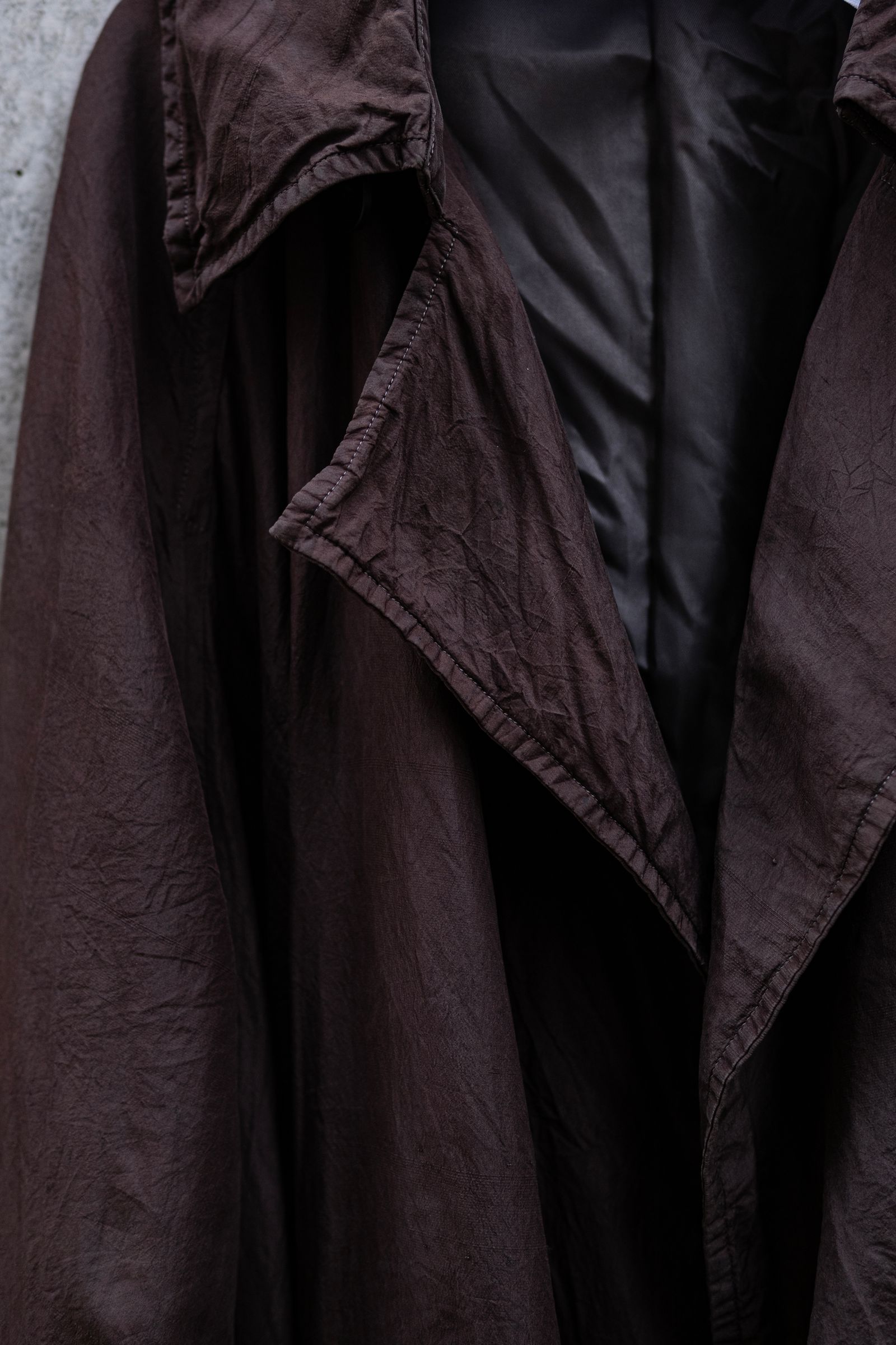 【Blanc YM×Retikle】Silk kakishibu coat