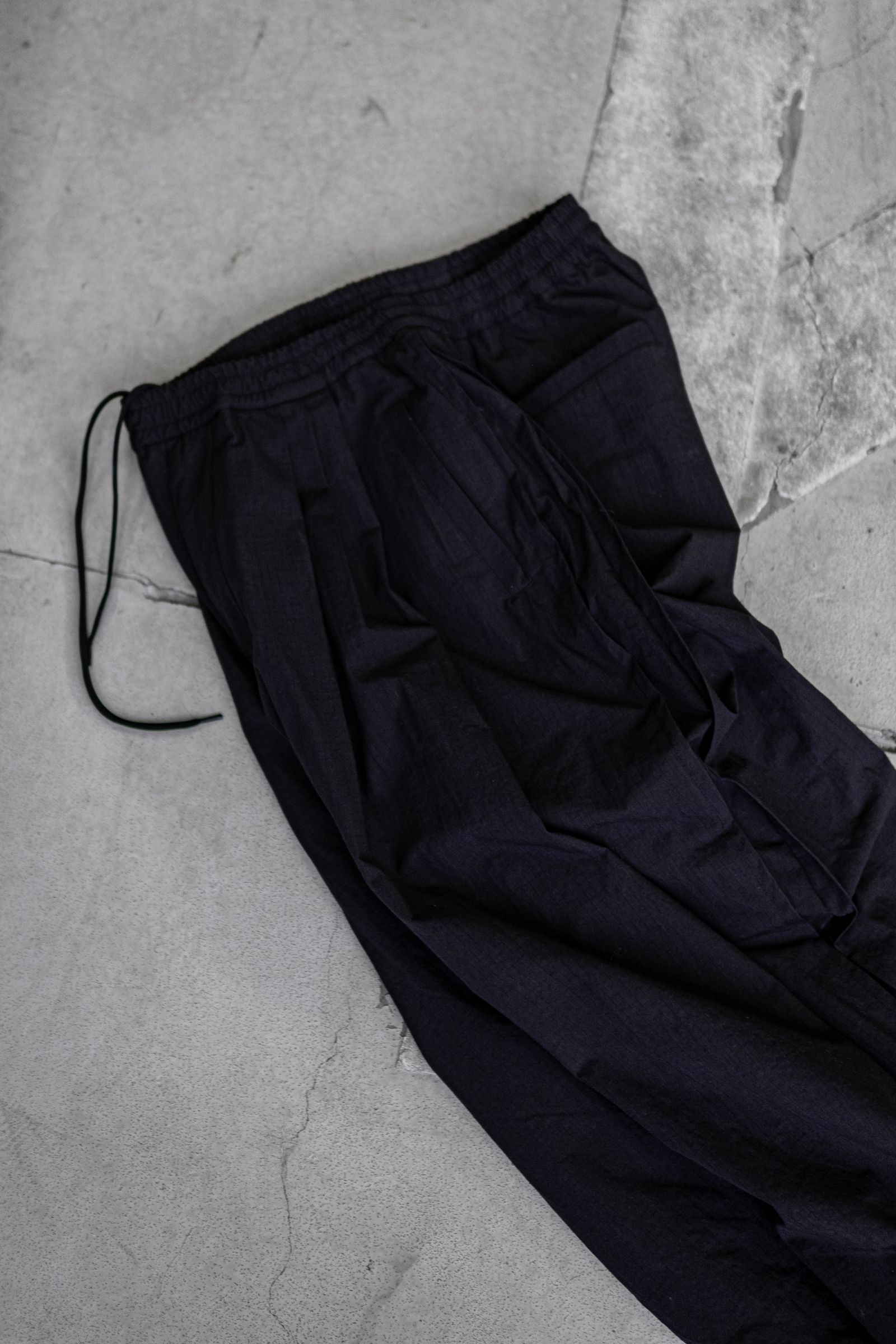 3tuck Big Balloon Pants / Black