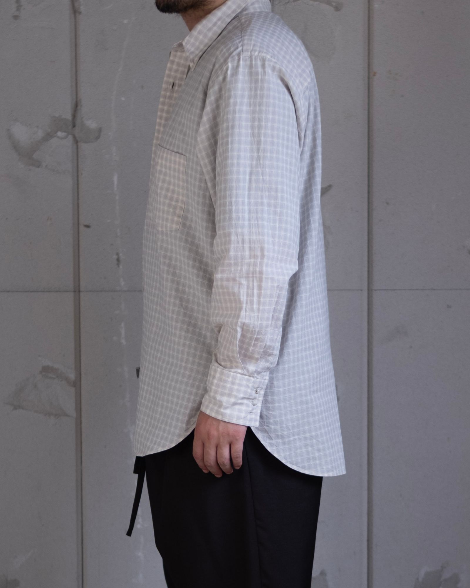 3 Button Regular Collar SH / L.Beige CH