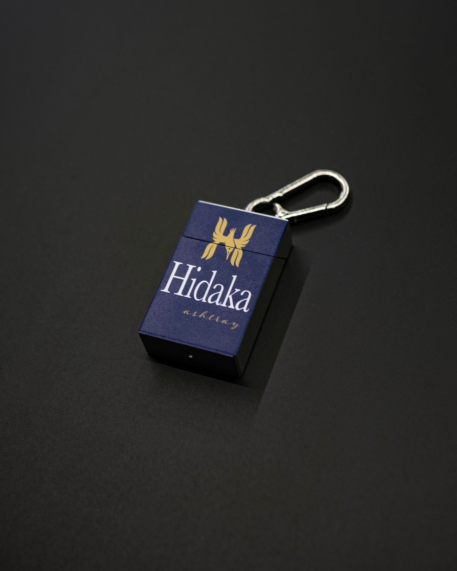 Portable Ashtray - Peace / Navy