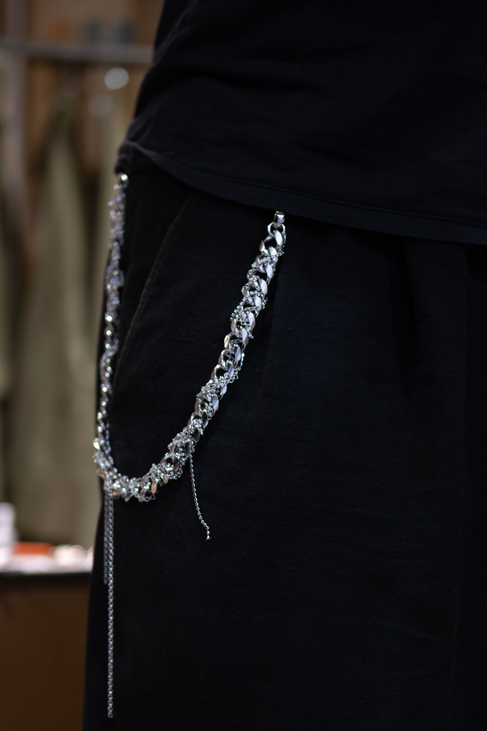 BROKEN "MIÇANGA" CHAIN / SILVER