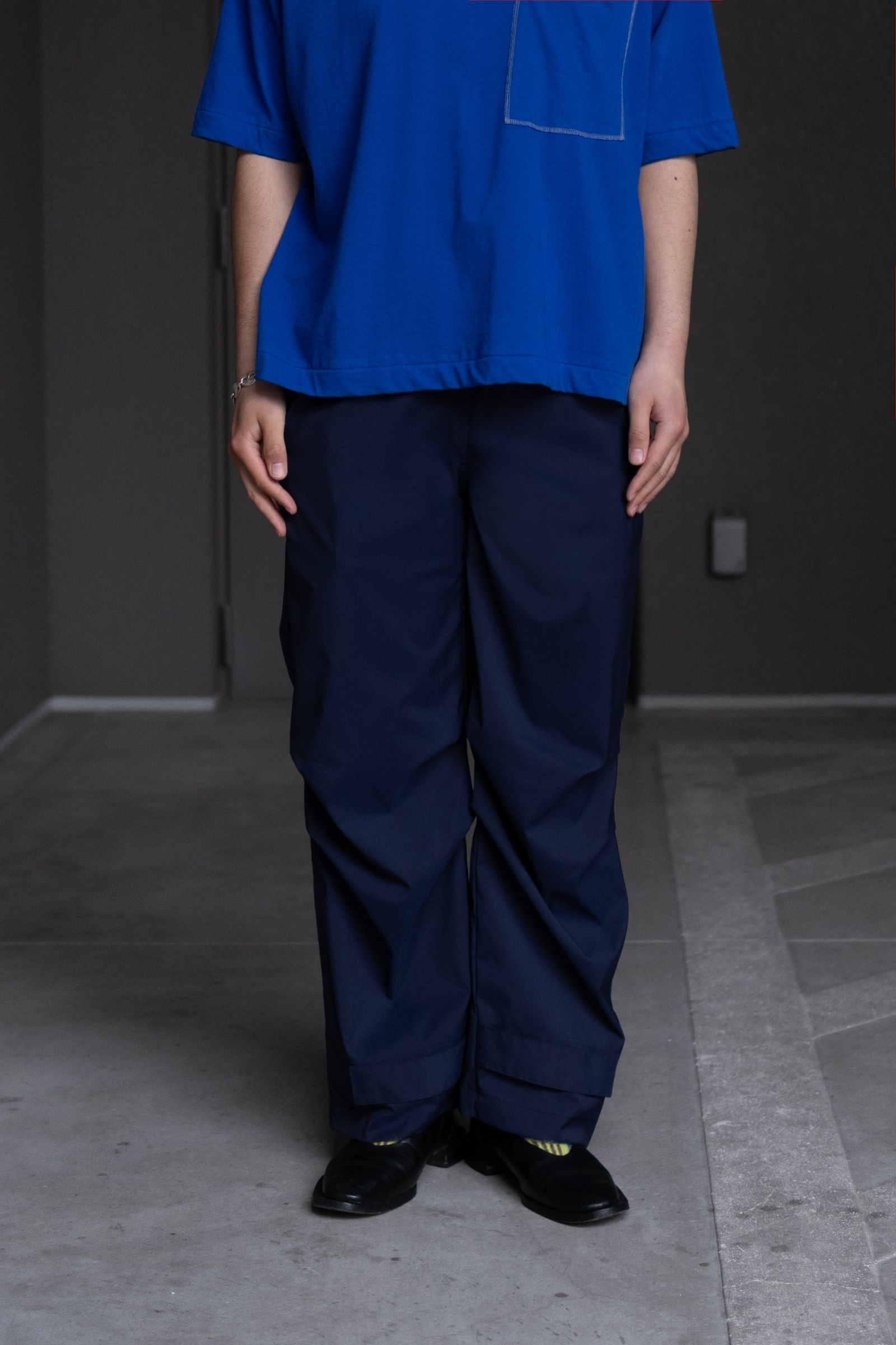 Active Easy Pants / flower navy