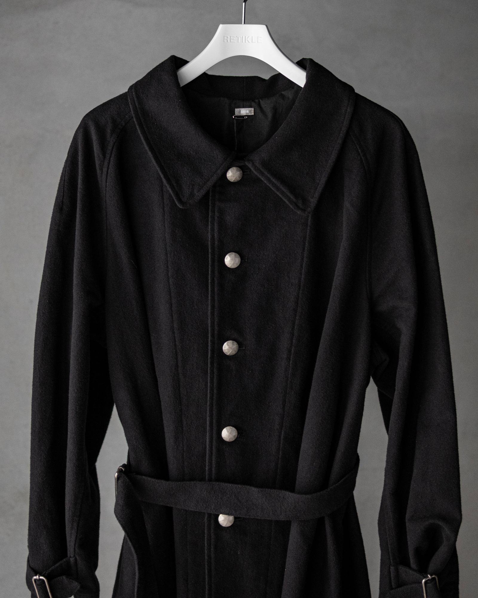 MOTOR CYCLE COAT / Black