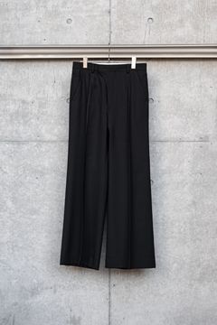 "BAG" WOOL POLYESTER TWILL / BLACK