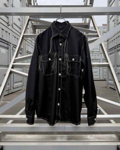 “Washable Super120’s” 60s COLLAR CRAFTSMAN SHIRT / Black