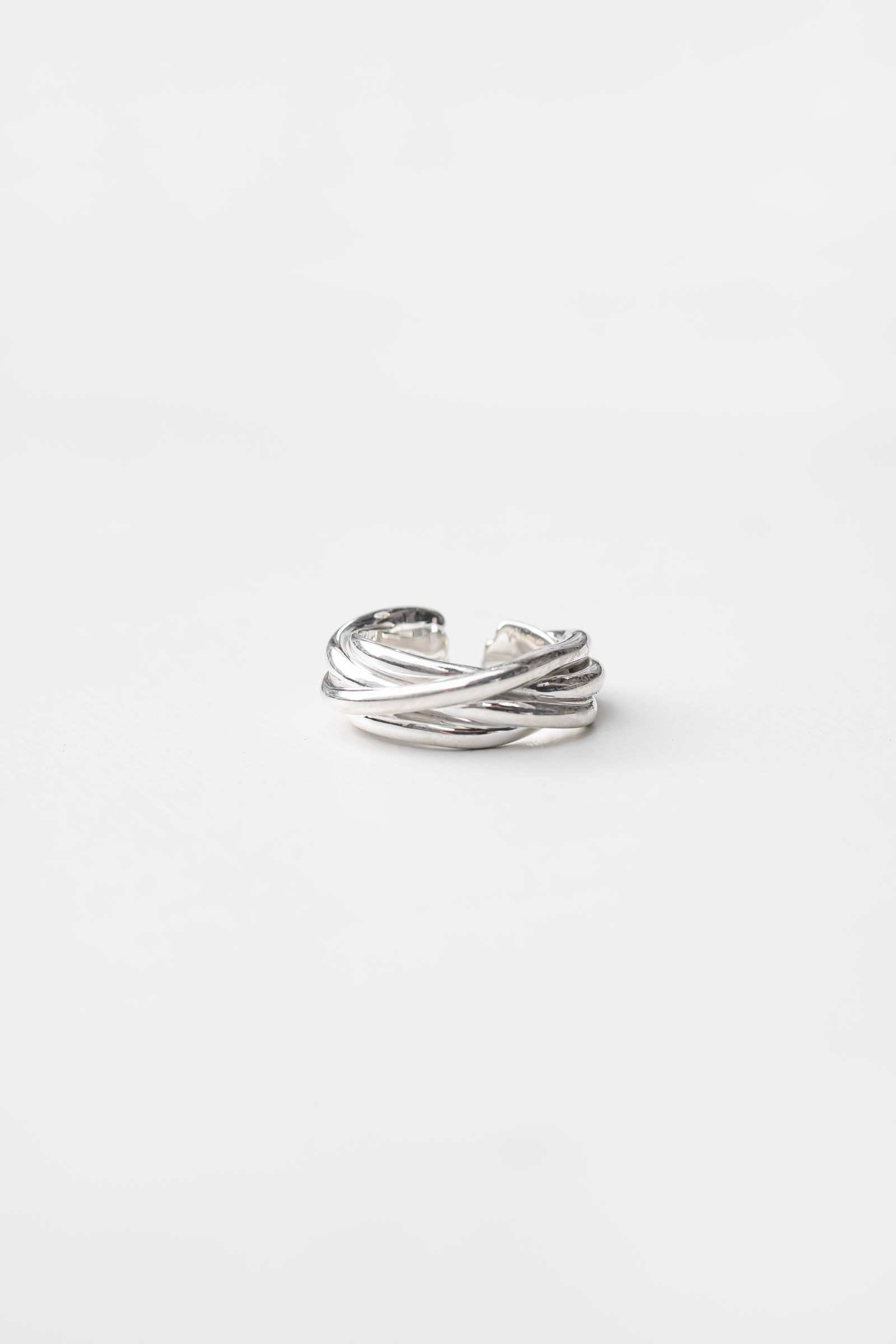 Silver Intersect Ring / Silver