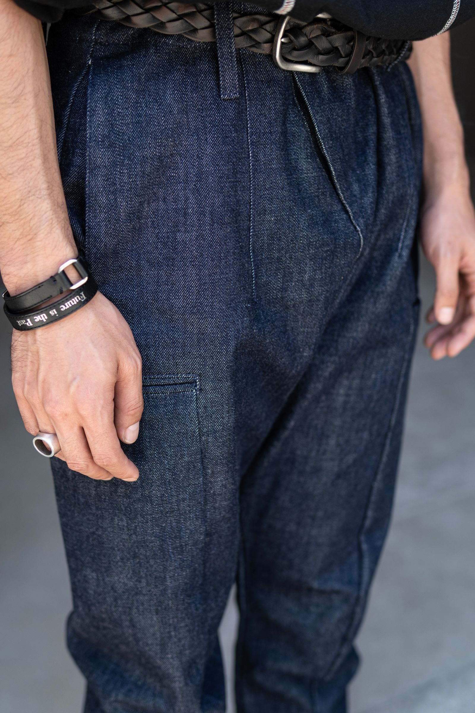 Three-D 12oz bottom / indigo