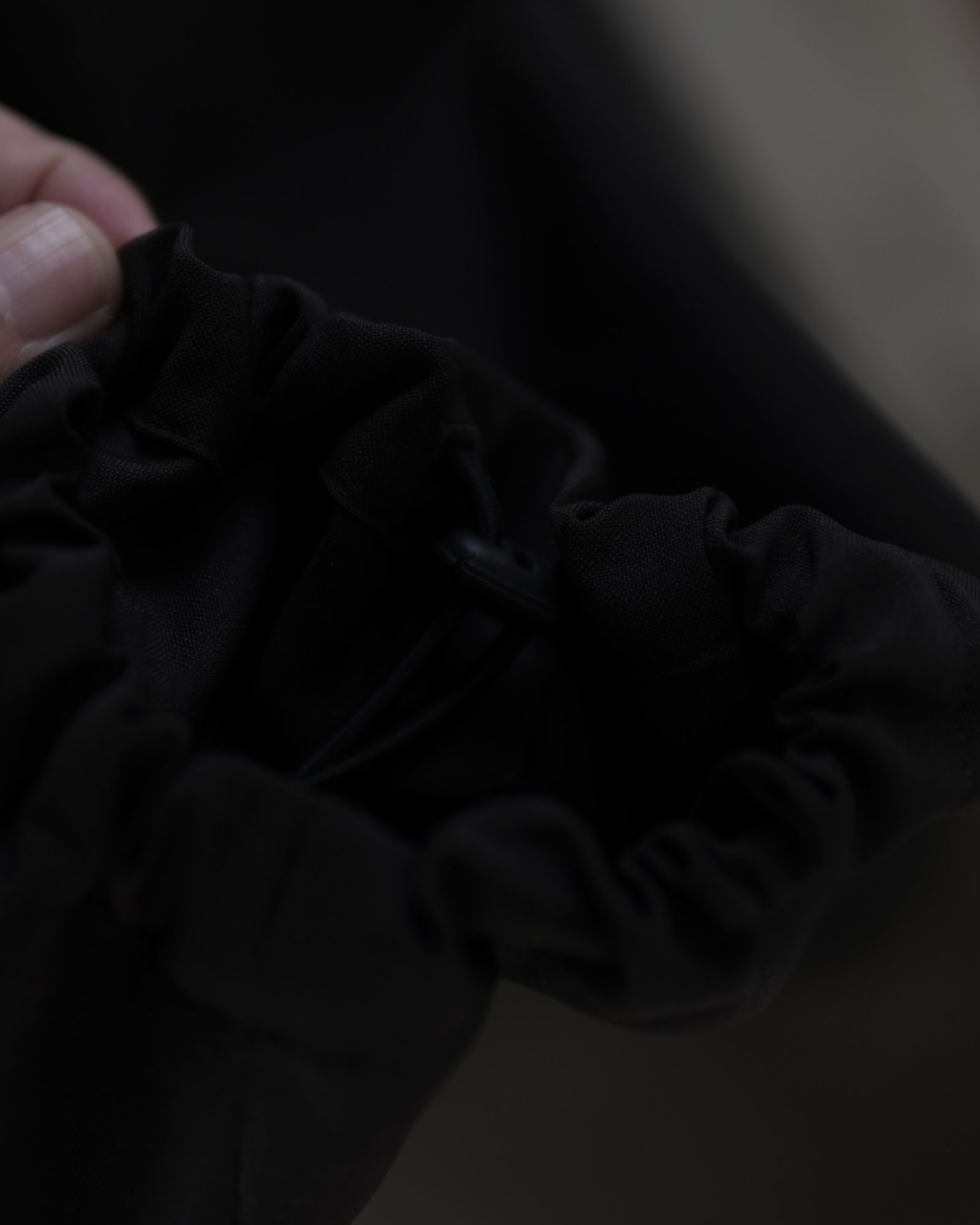 Wool Mohair Browsing Pants / Dark Brown