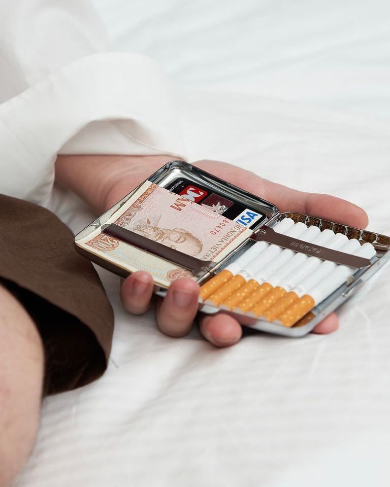 Cellphone Cig Case / Silver