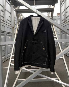 SEPARATE PATCH POCKET CEREMONY JACKET / Black
