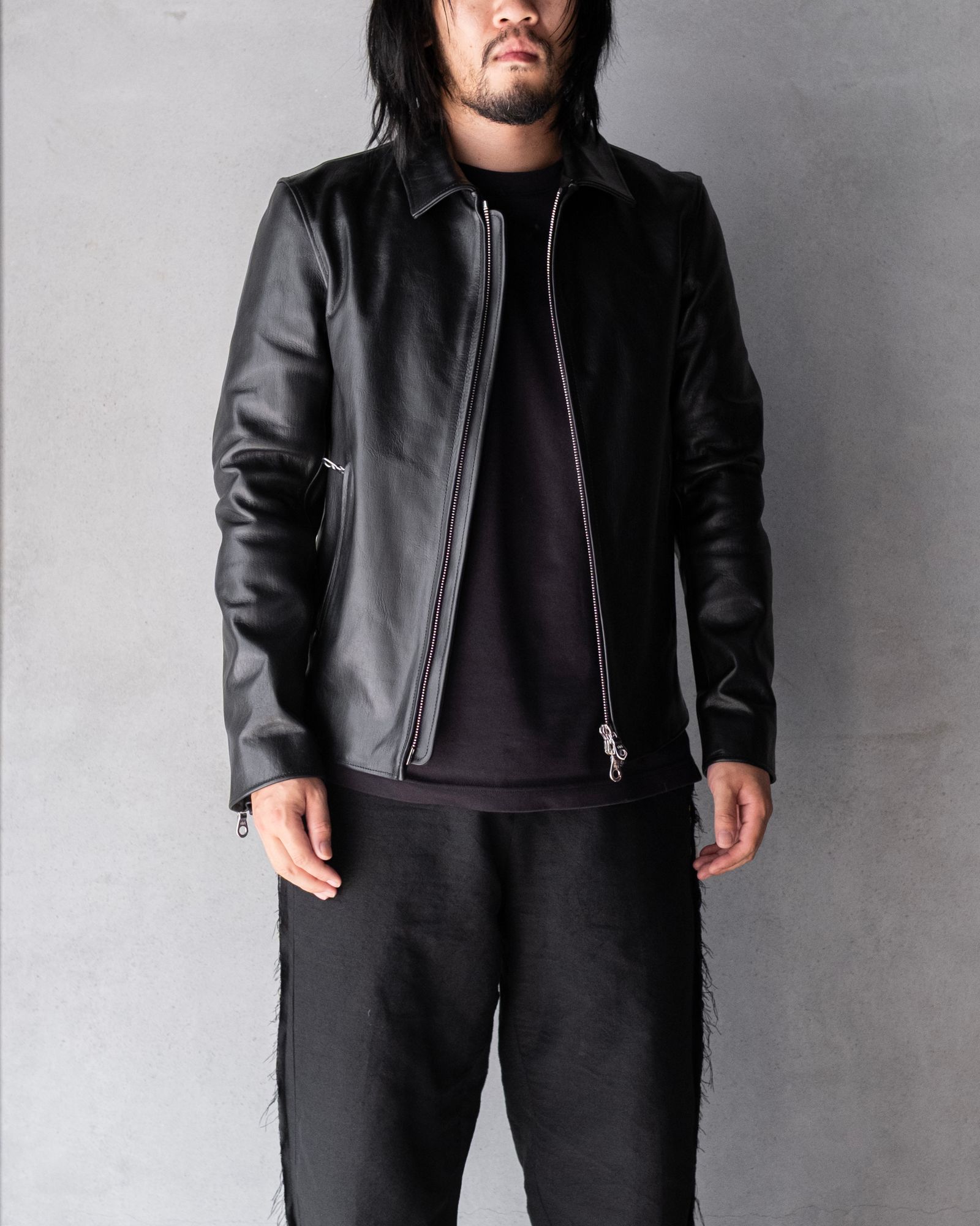 single jacket / BLACK