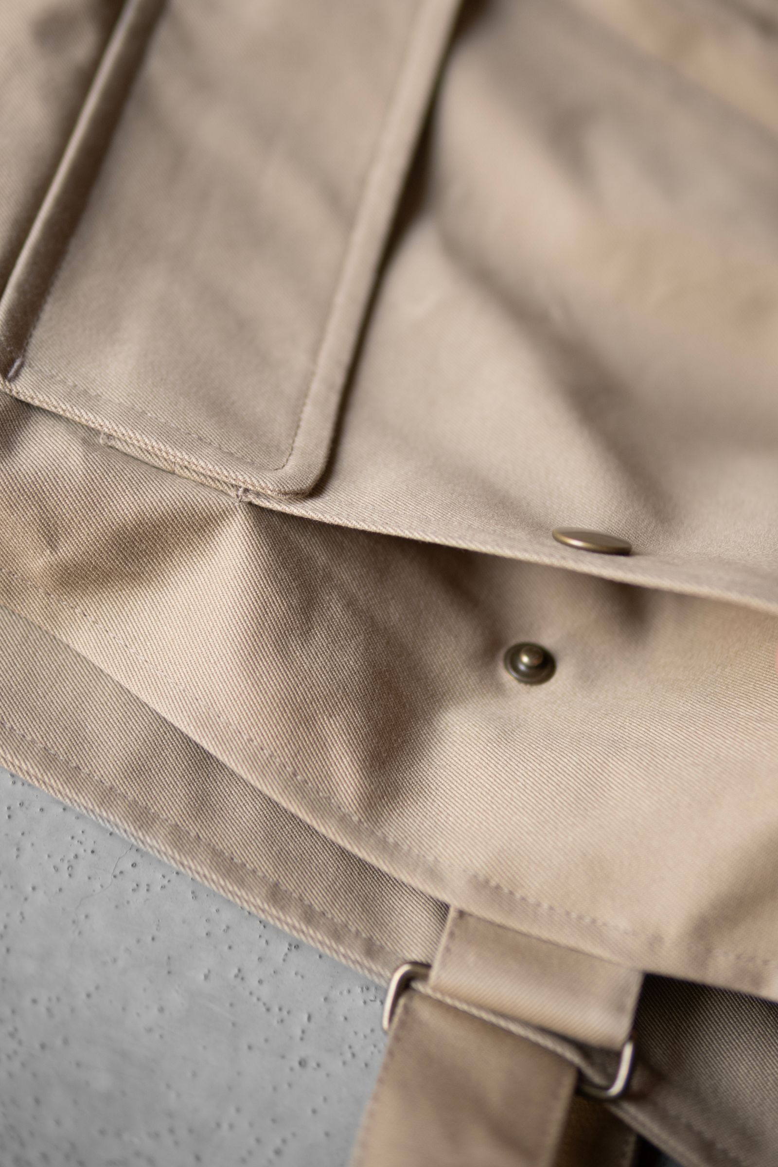 Full-Zip Vest / Beige