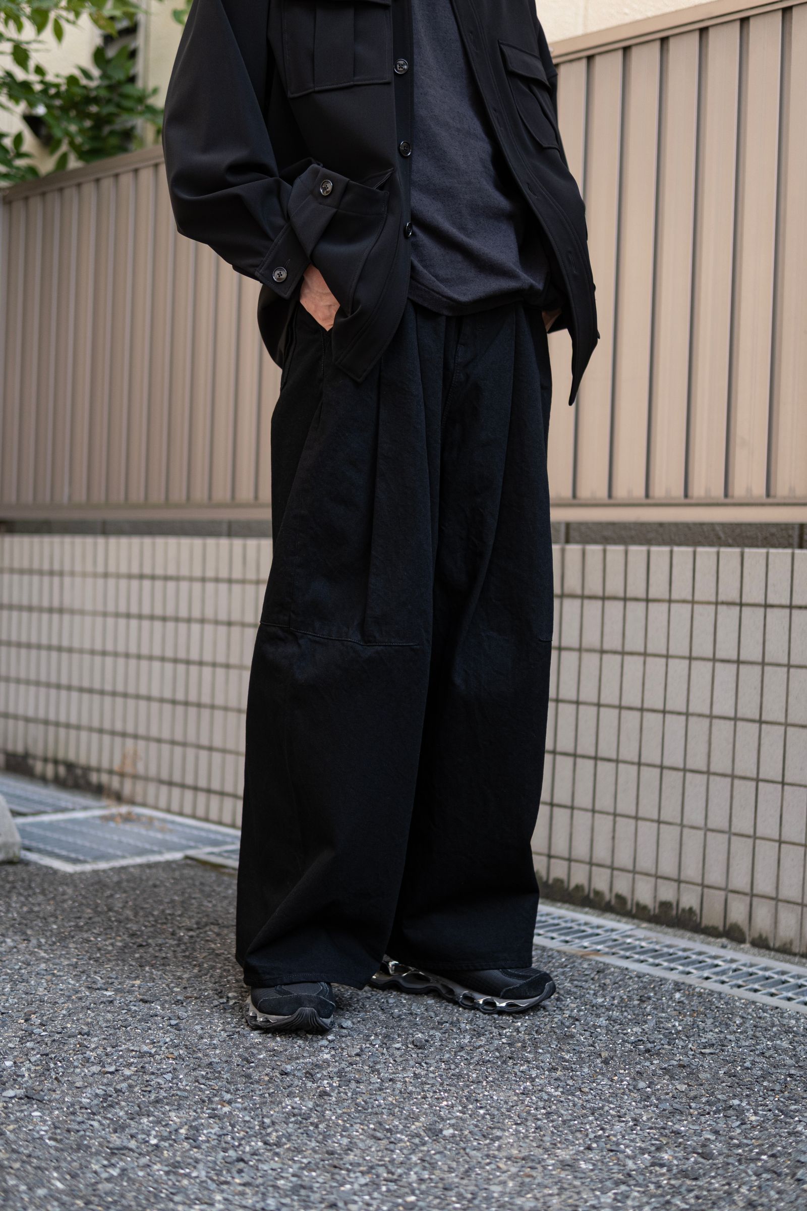 【最終値下げ】SHINYA KOZUKA BAGGY WITH DRAWING SHINYA KOZUKA DRAWN KNEE NEPPY DENIM