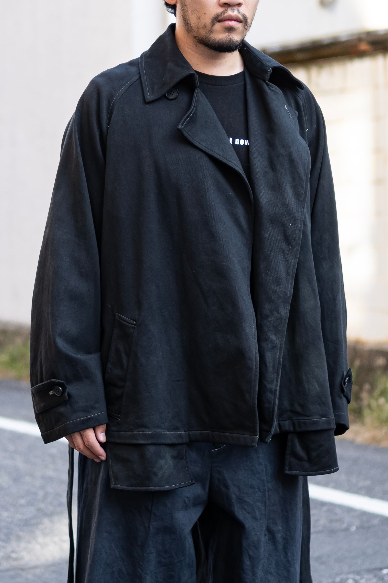Blanc YM - 【Blanc YM×Retikle】Short trench coat | Retikle Online