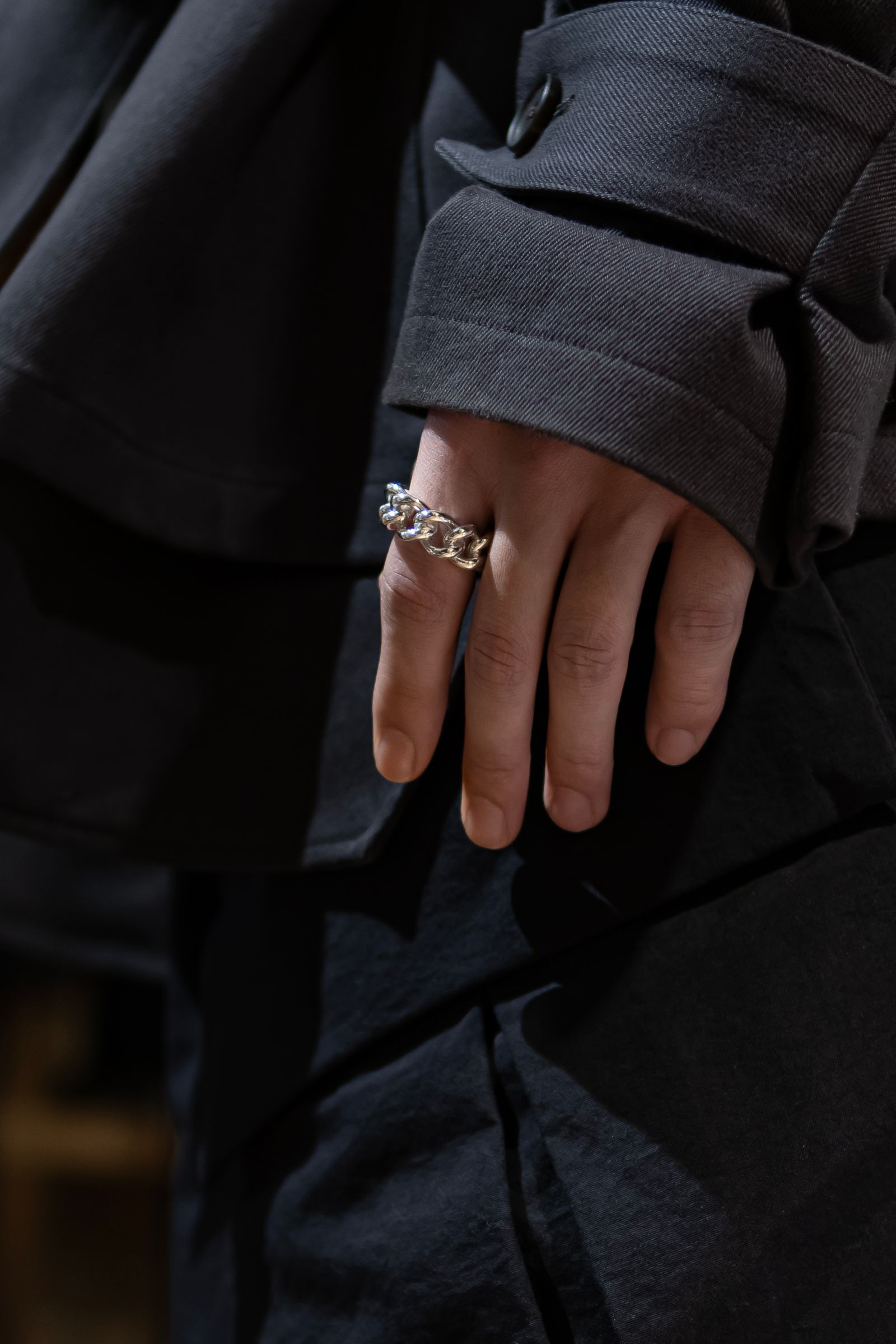 Silver Chain Ring / Silver