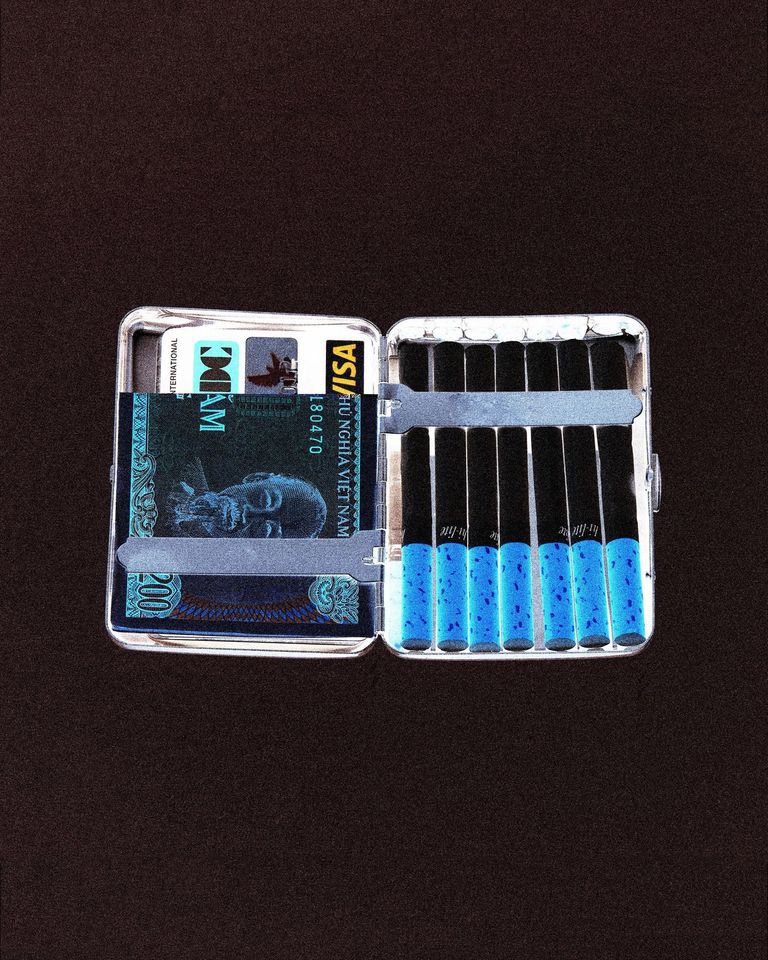 Cellphone Cig Case / Silver