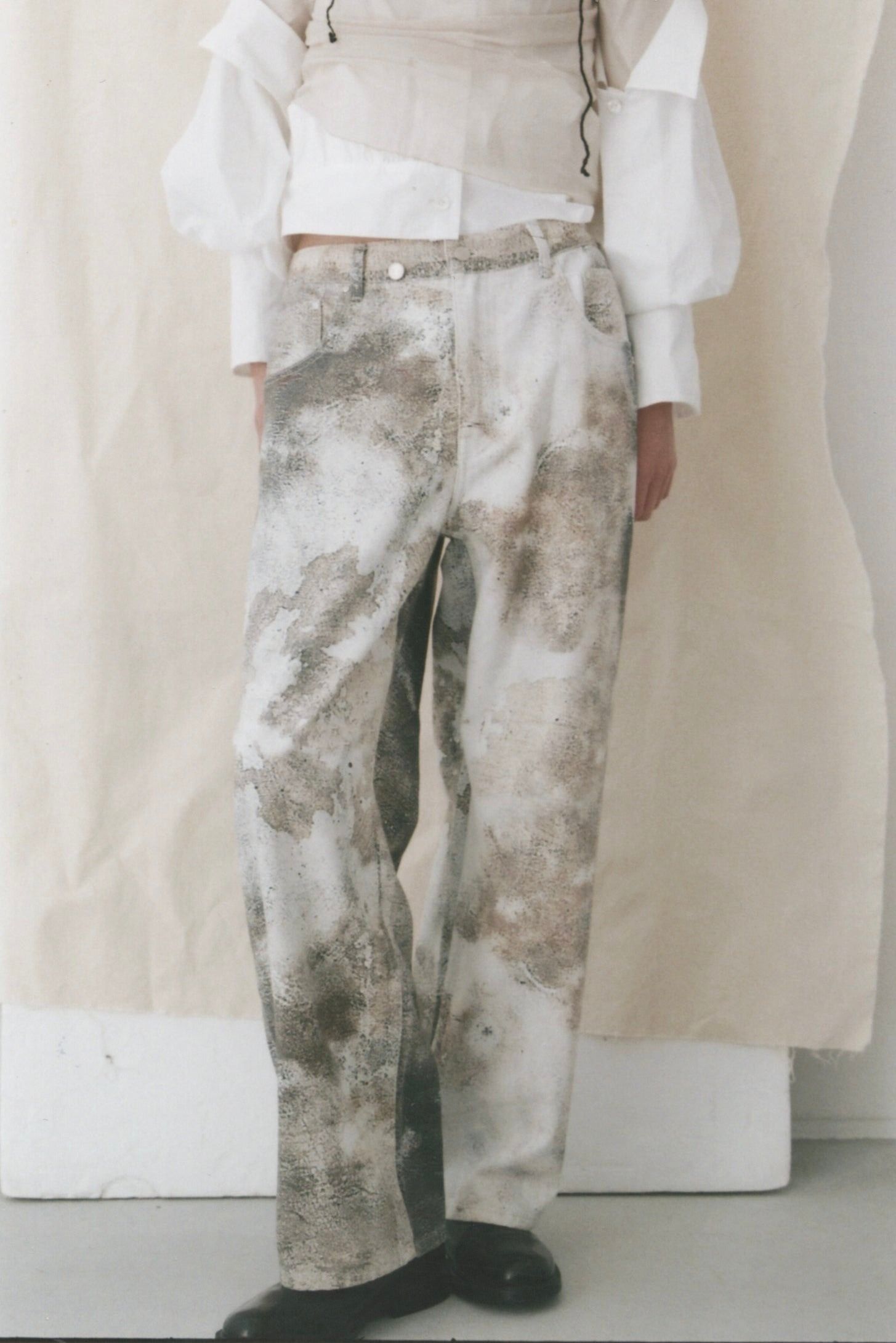 “Sabi” Denim Pants / Gray