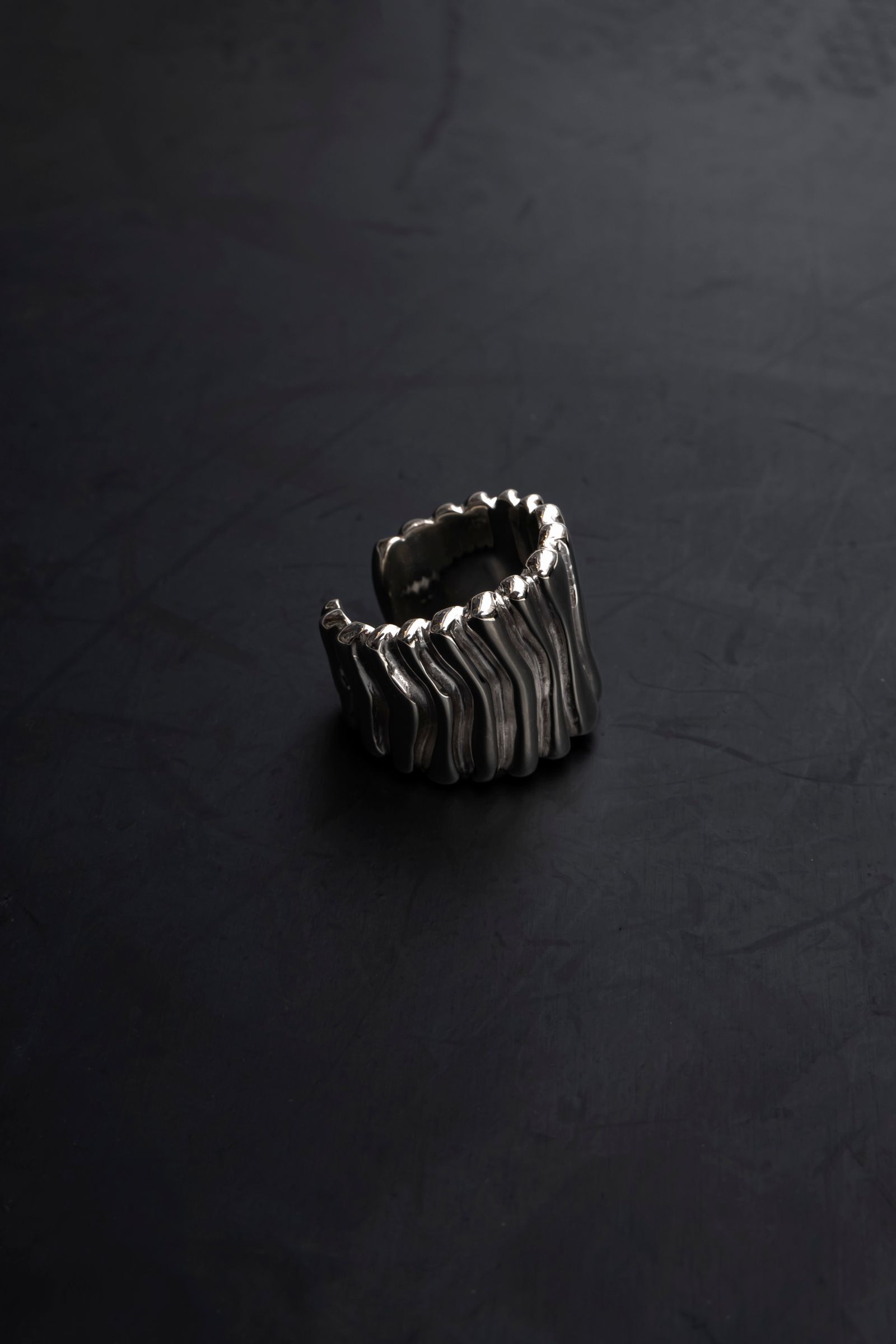 Silver Furrow Ring(SILVER925)