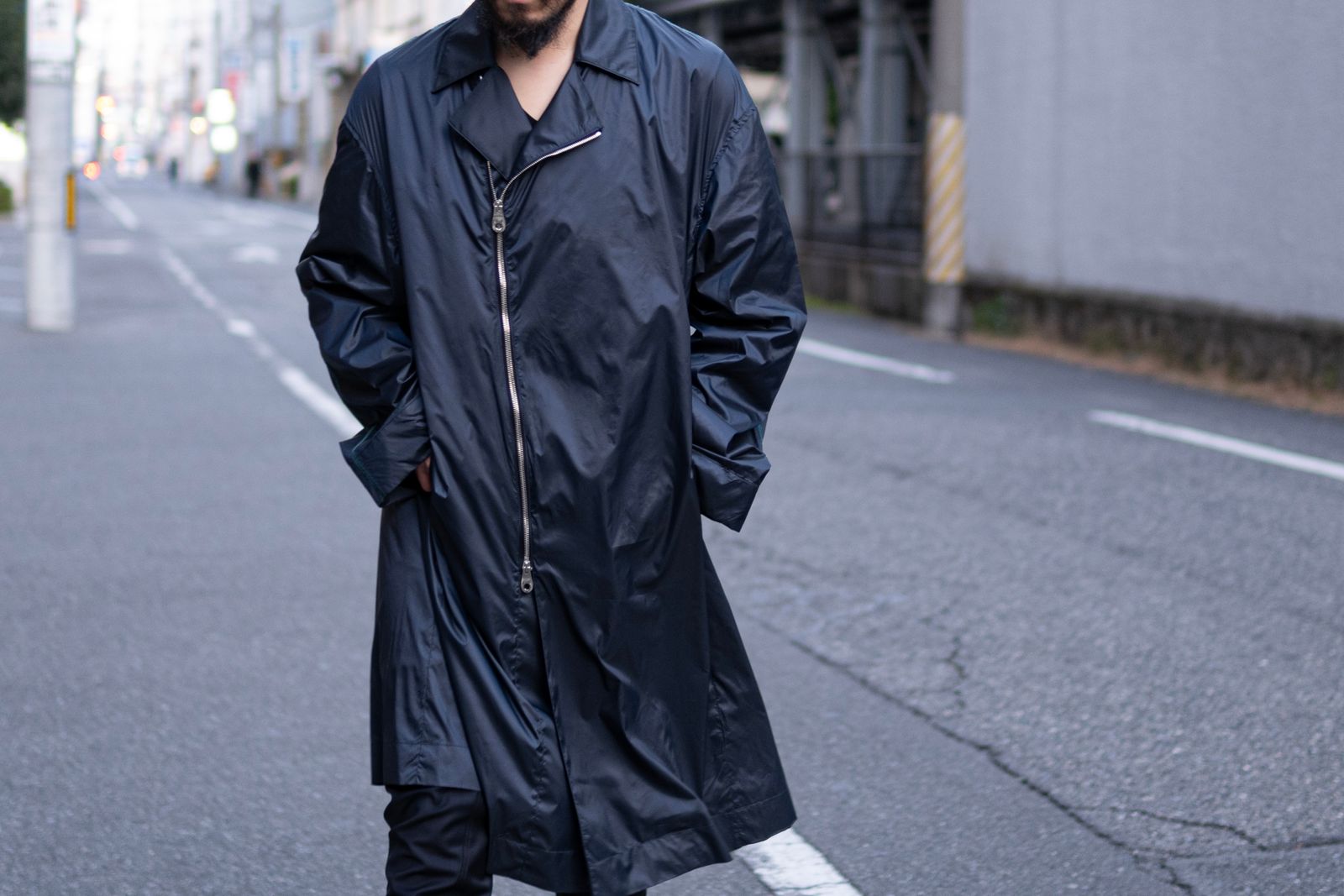 SHINYAKOZUKA - NOTHING SPECIAL COAT / METALLIC BLUE | Retikle