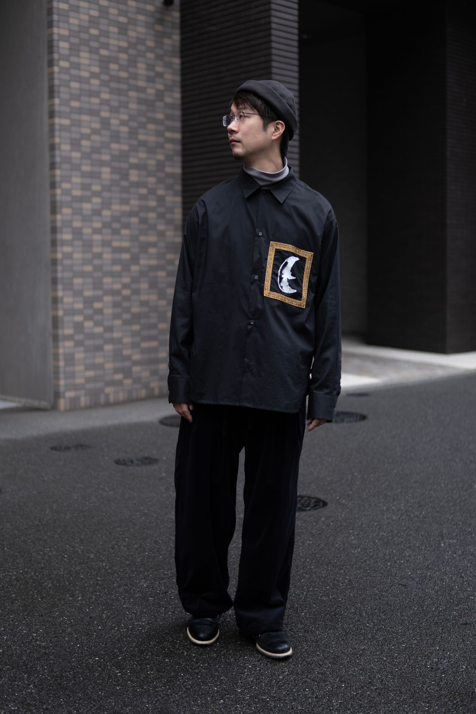 roundabout - Linen Canvas Roll Cap / Black | Retikle Online
