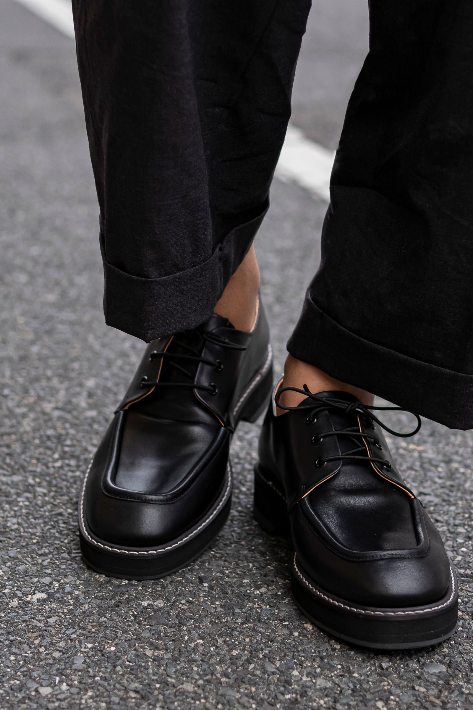 Mocca blucher / Black