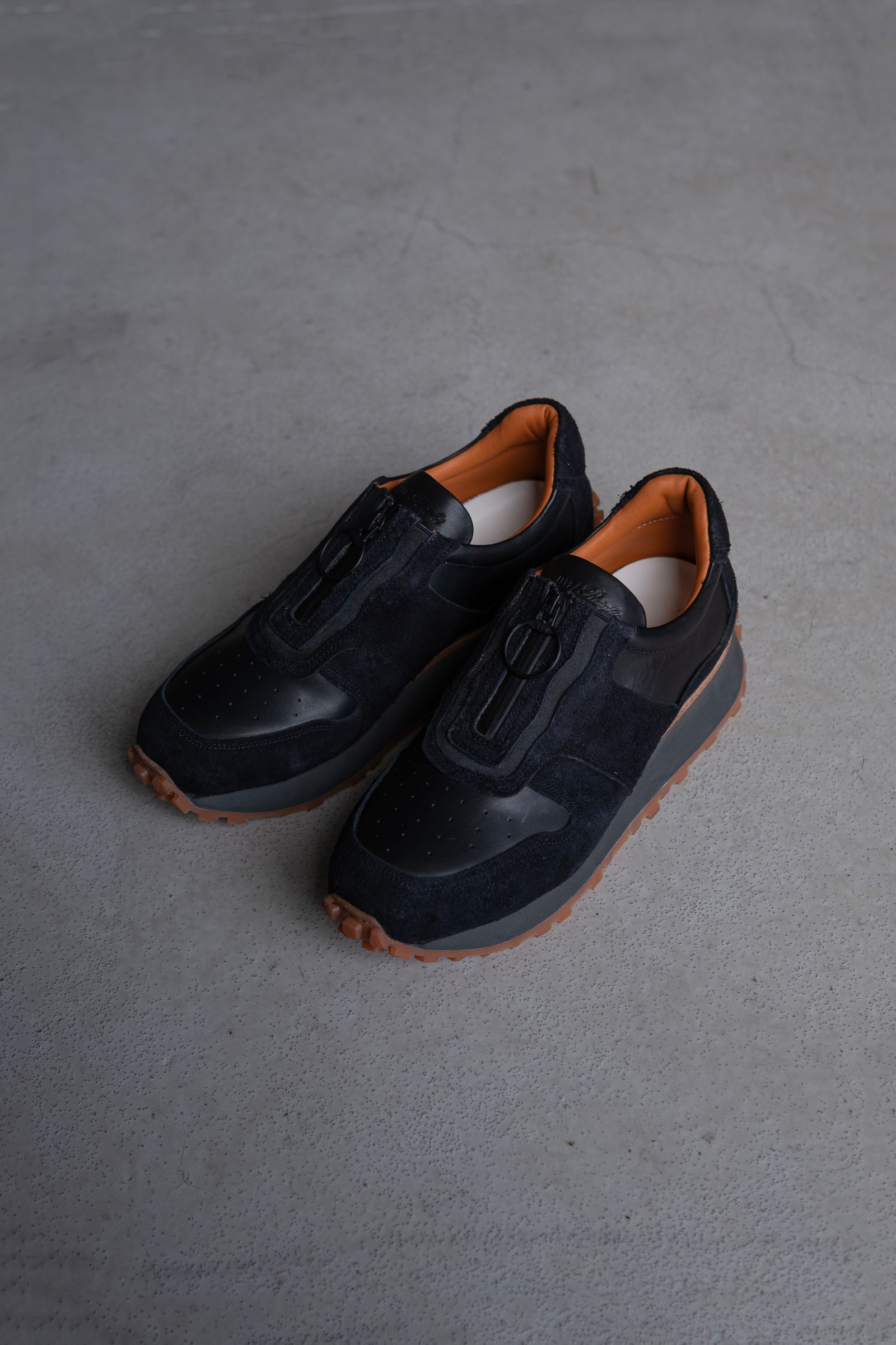 Zip & gore runner / Black
