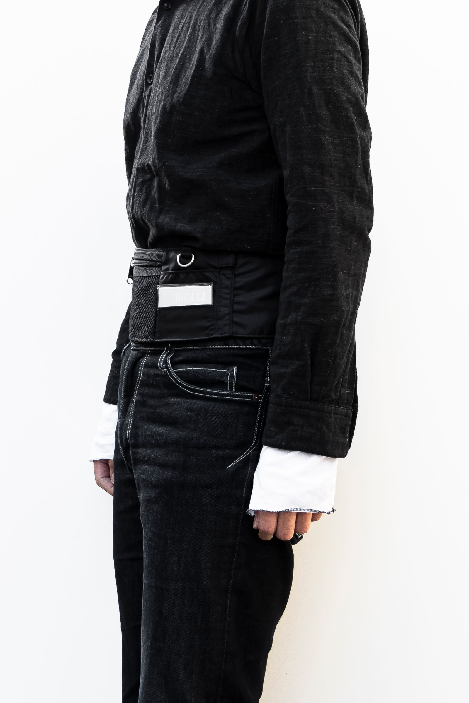Cummerbund wallet / Black