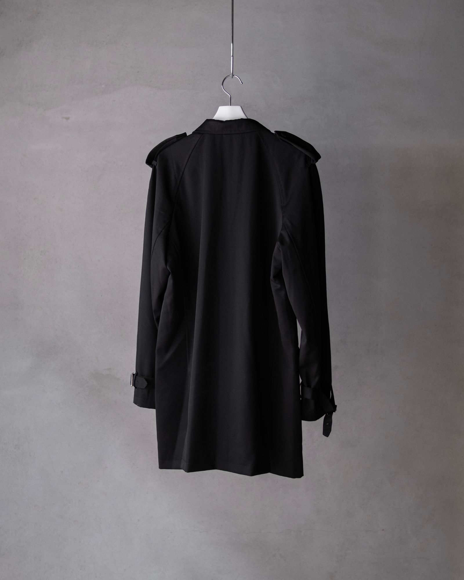 Raglan Long Jacket / Black