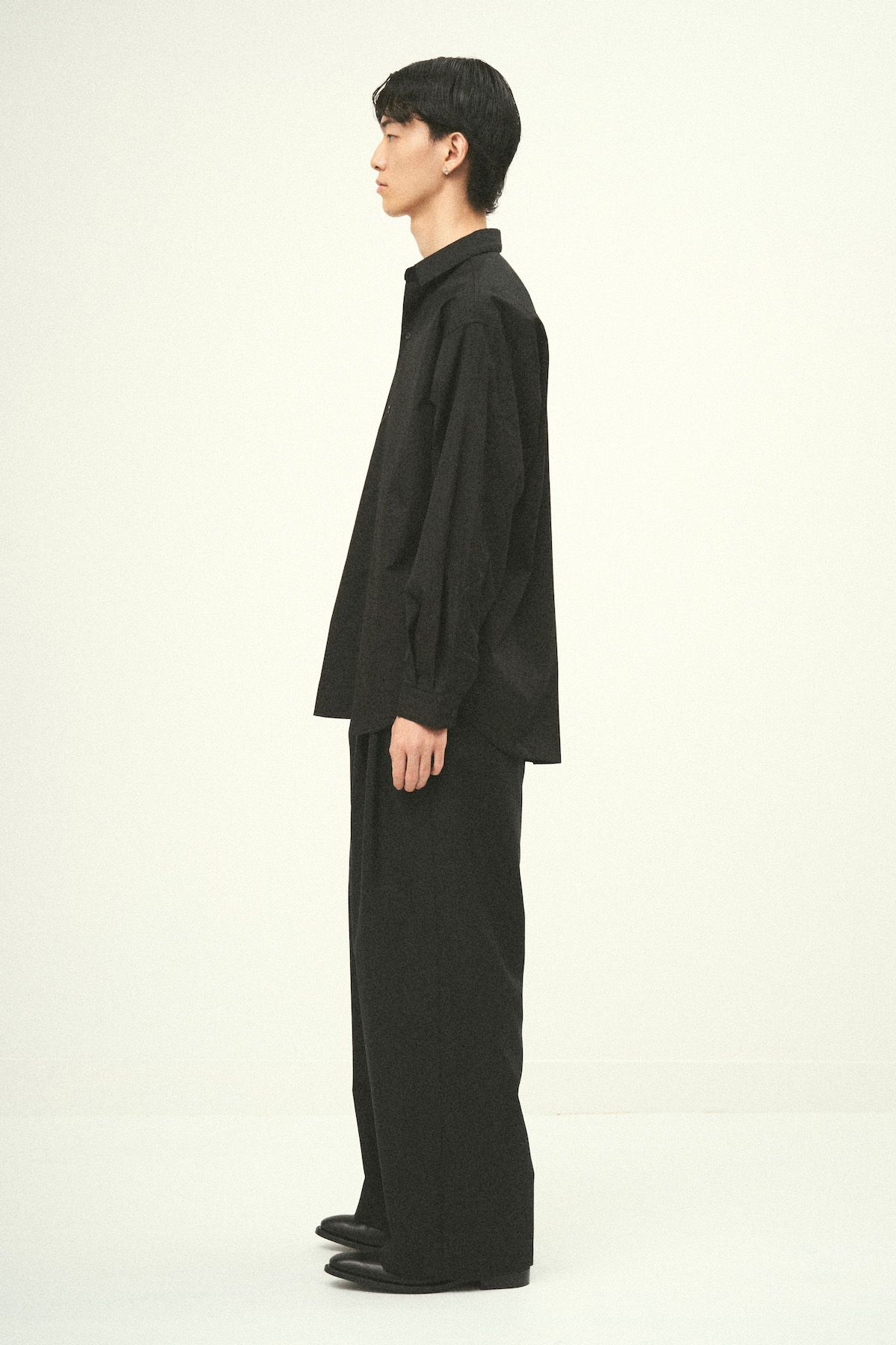SOFT BROAD SHIRT / Black