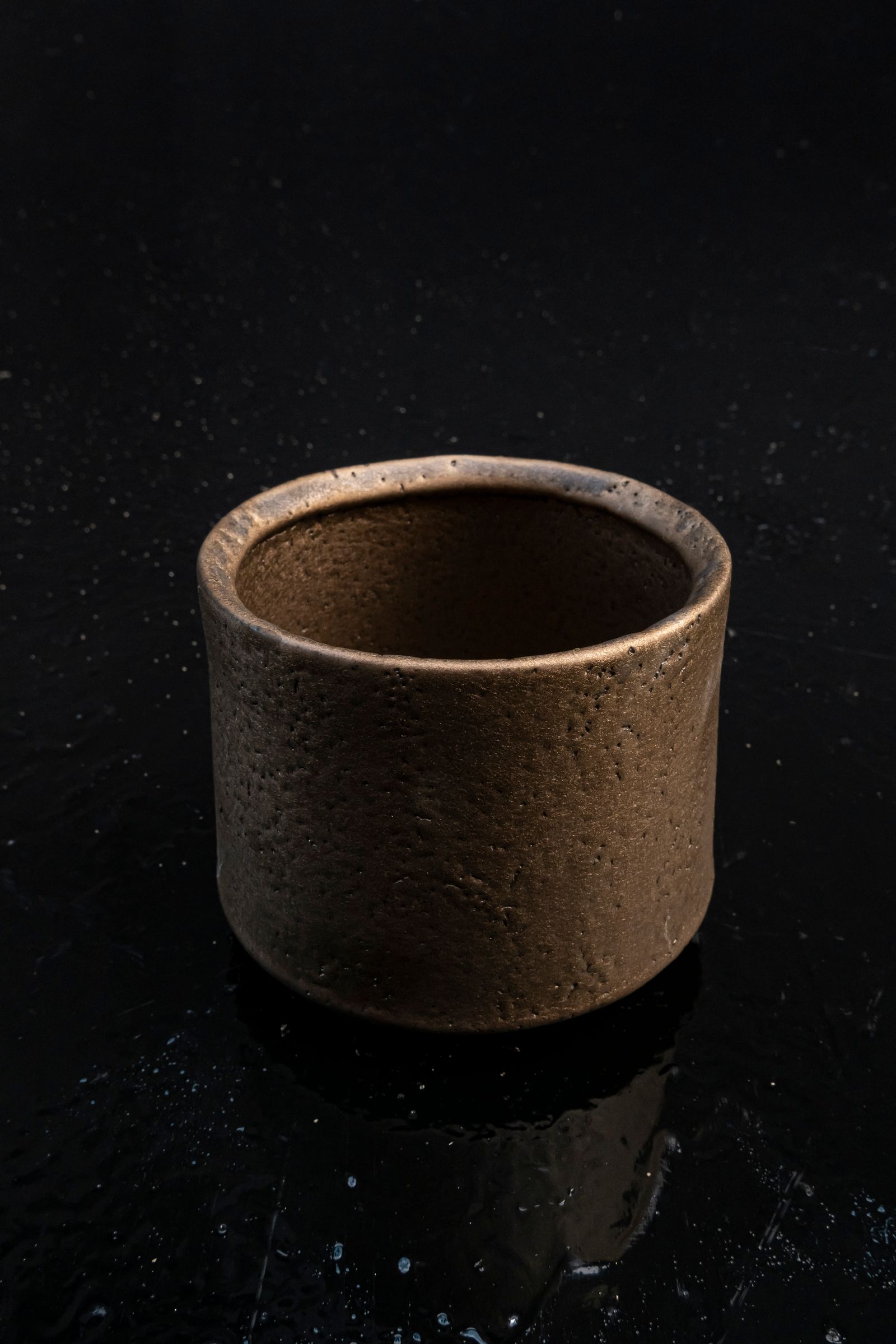 【当店限定】smiya pot -黄金梅花皮- M / 植木鉢
