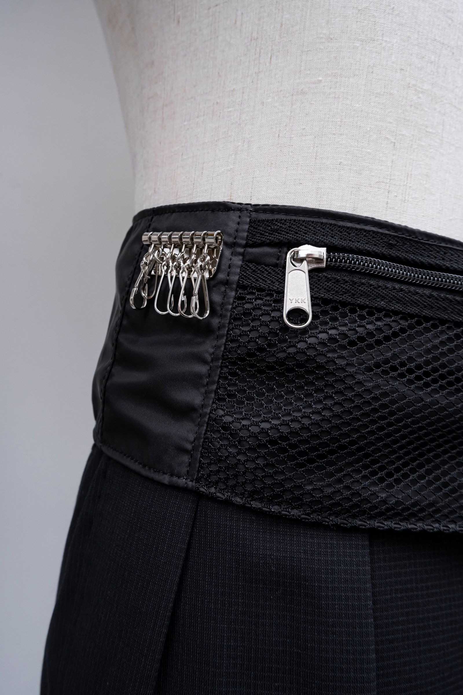 Cummerbund wallet / Black