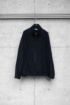 CASHMERE ZIP JACKET / BLACK