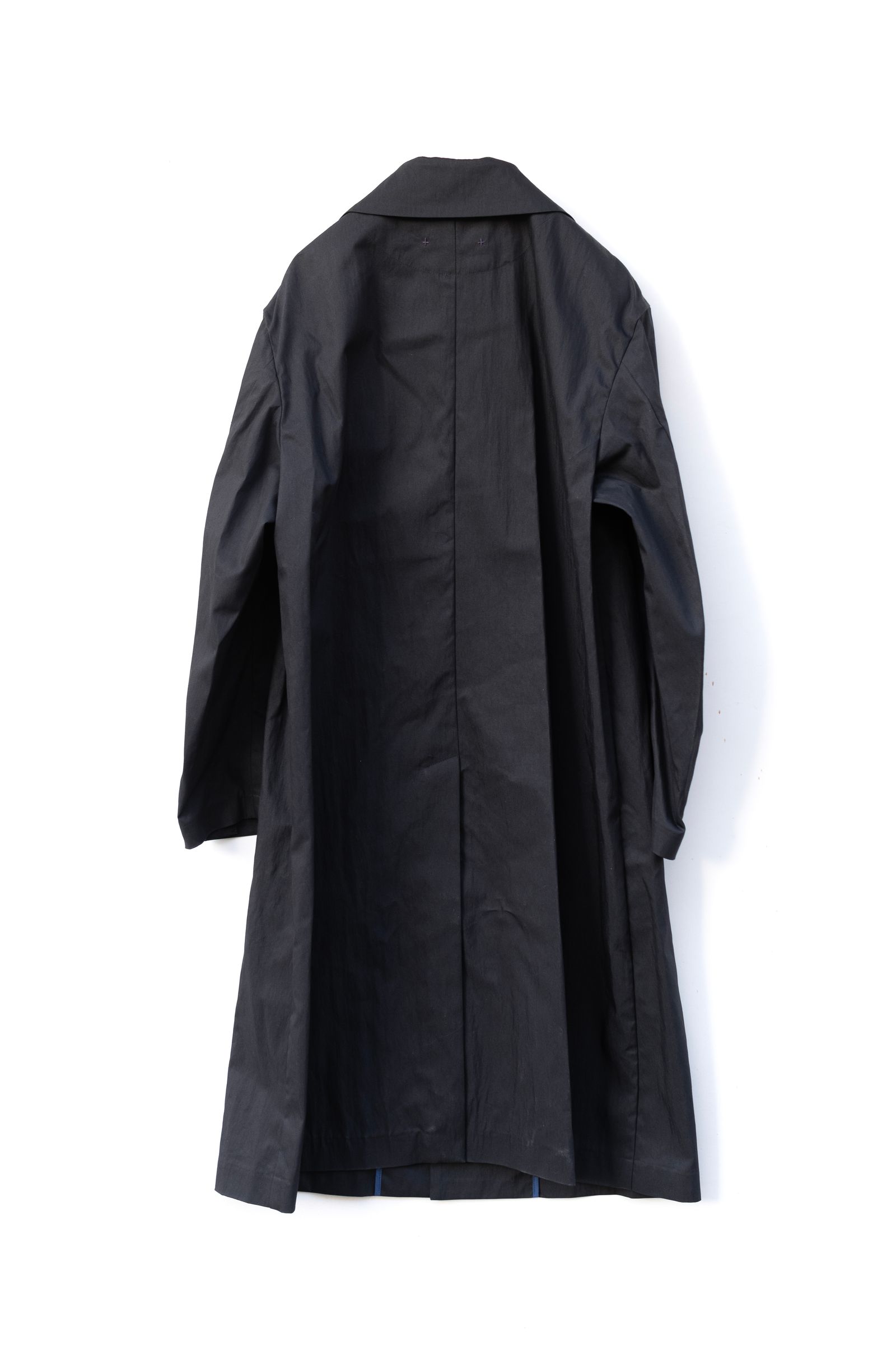 meagratia - Nylon chesterfield coat / blk | Retikle Online Store