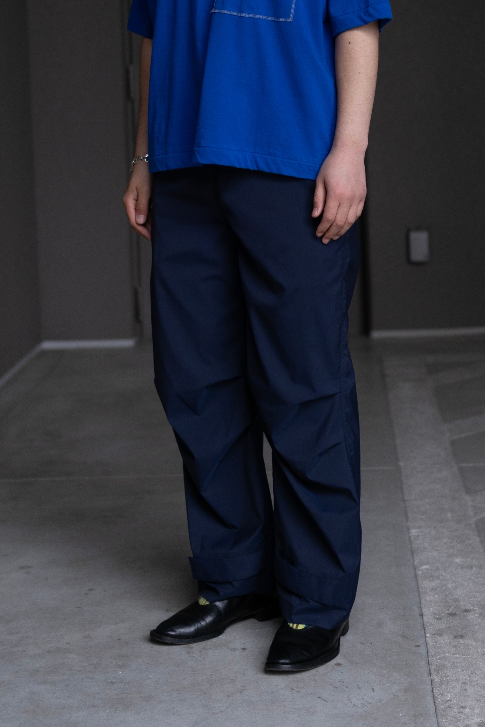 Active Easy Pants / flower navy