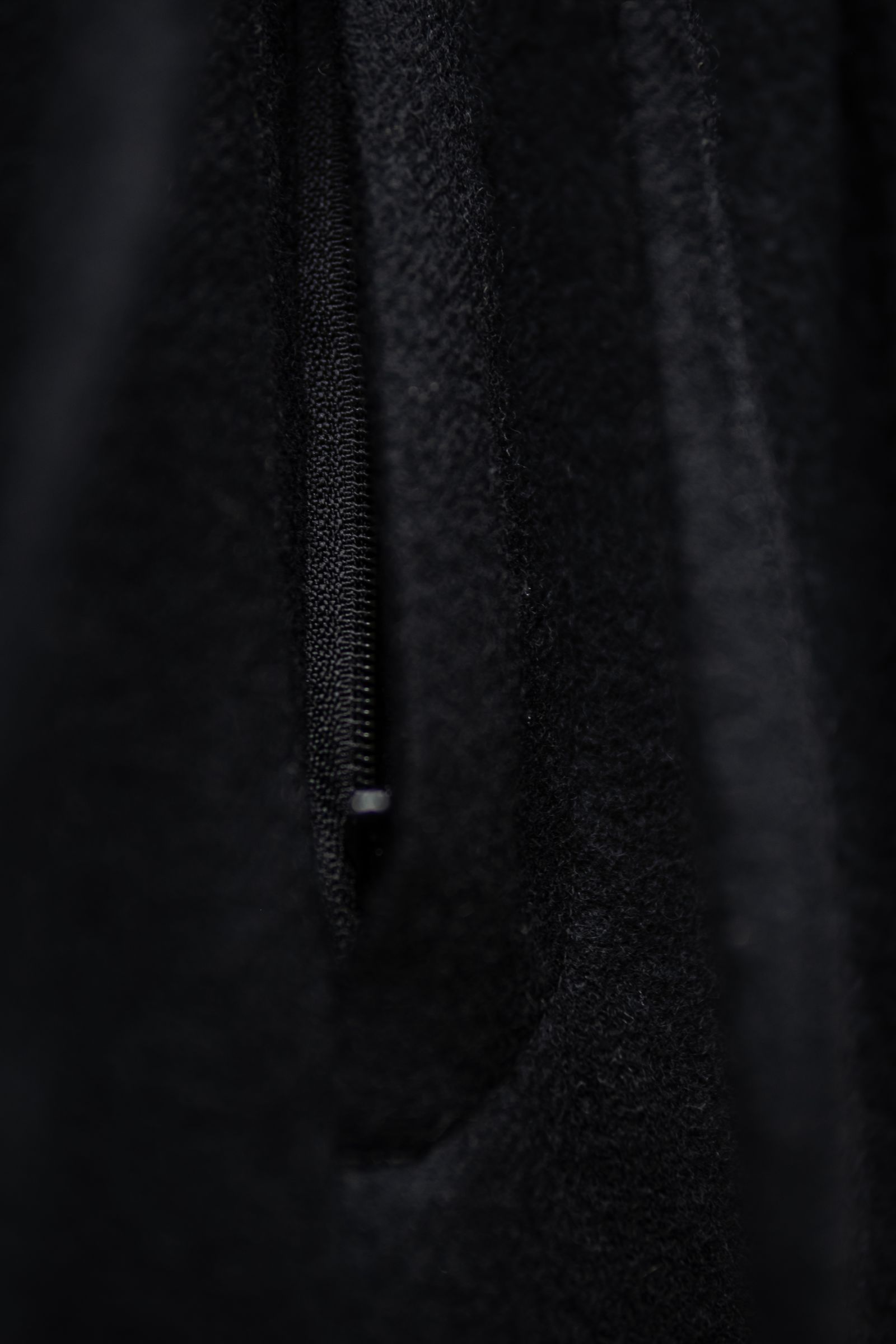 CASHMERE WIDE PANTS / BLACK