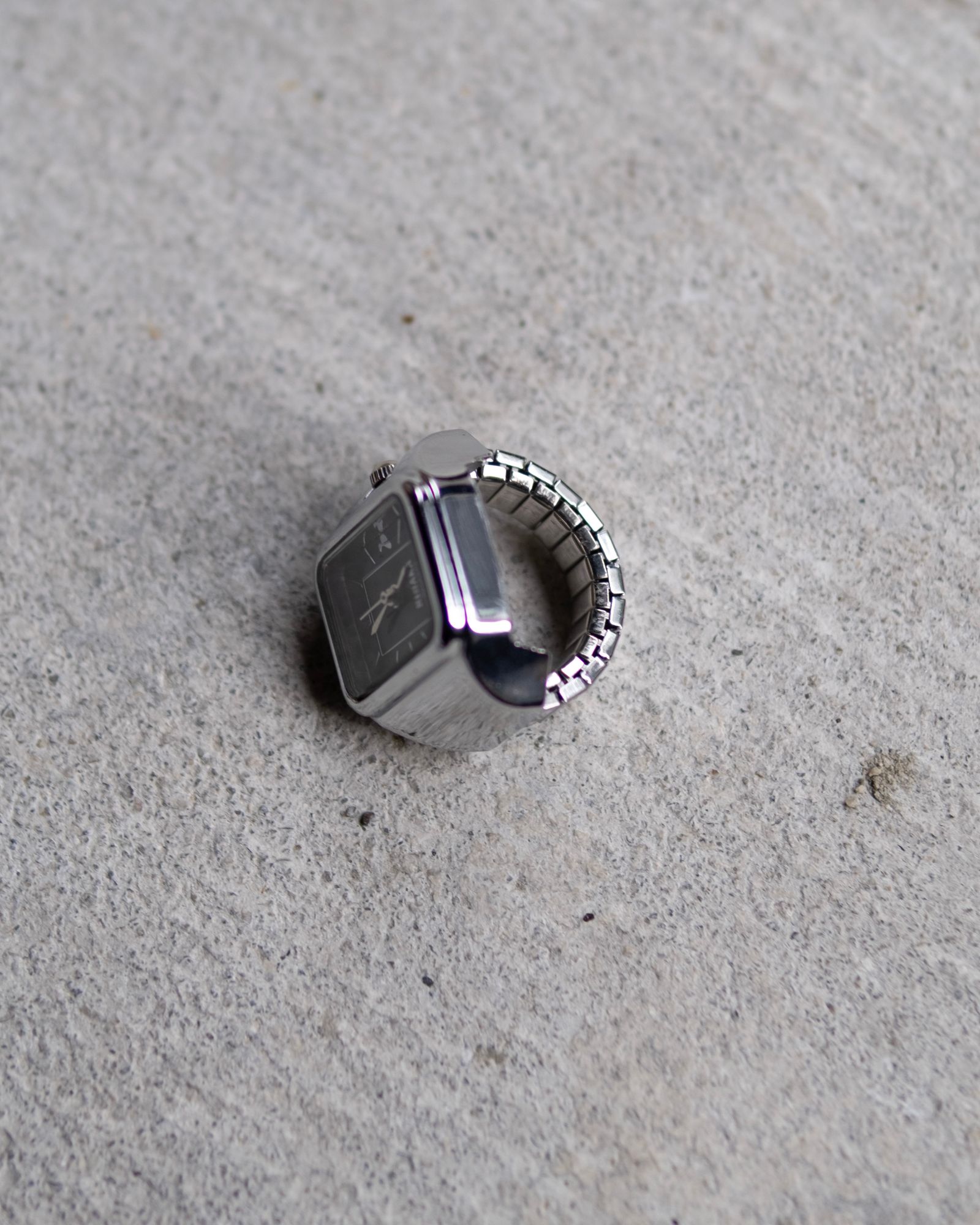 Legacy Ring Watch / Silver/Green