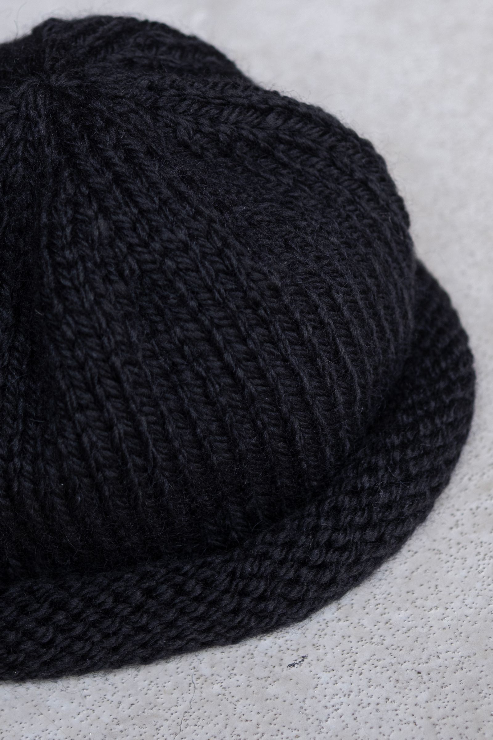 Knit Beanie / Black