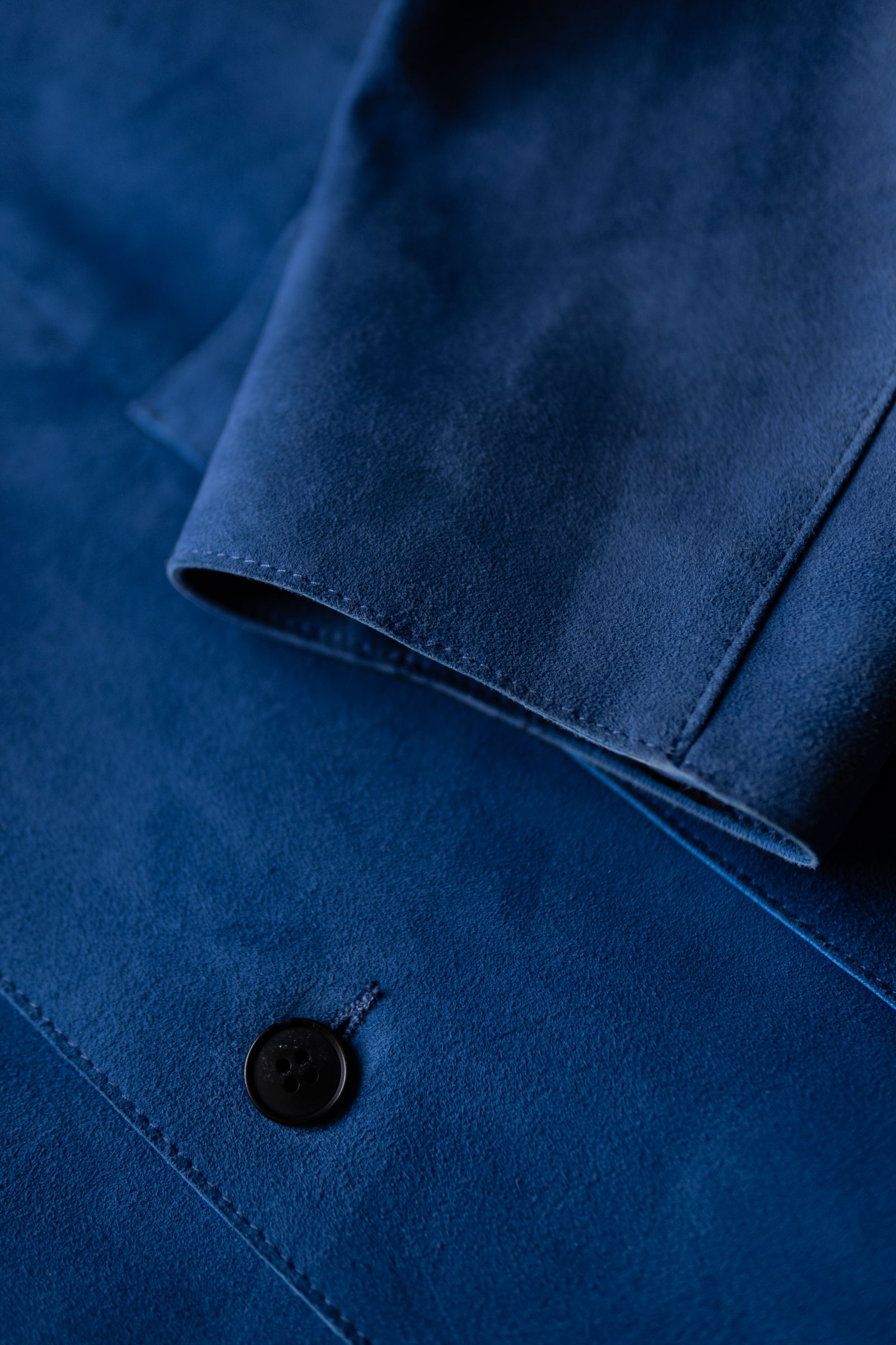 【GEN IZAWAx71MICHAEL】classic leather jacket / BLUE