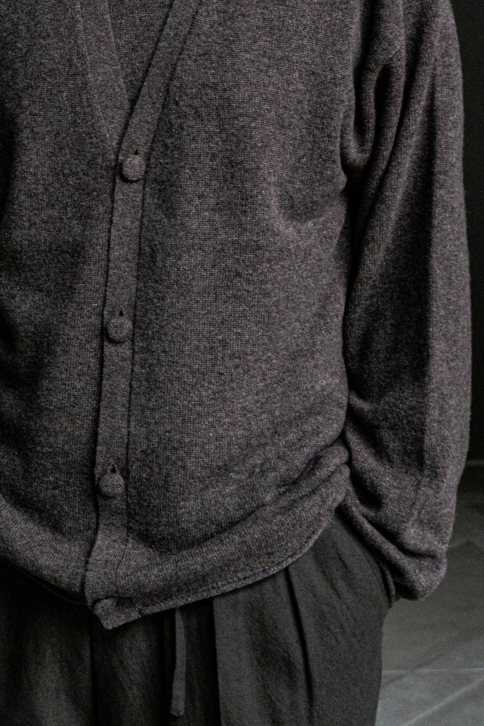 Blanc YM - Cashmere wool ensemble pullover / Deep taupe | Retikle