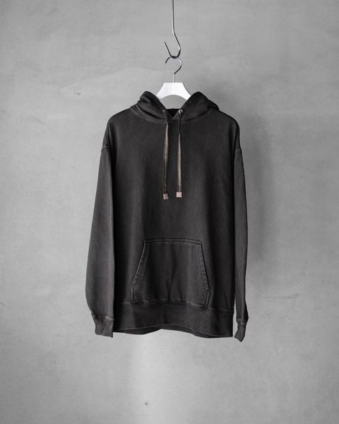 KYOTO SUMI-DYED HOODIE / Black
