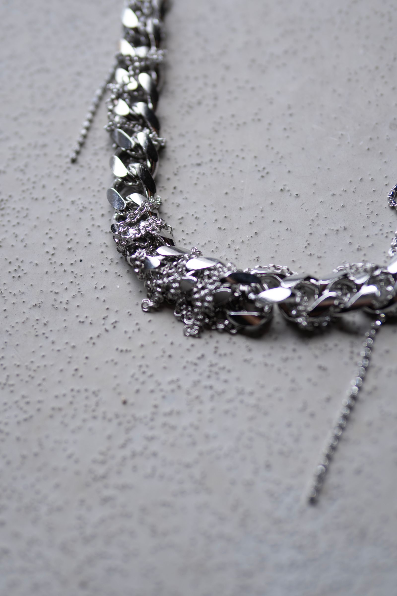 BROKEN "MIÇANGA" CHAIN / SILVER