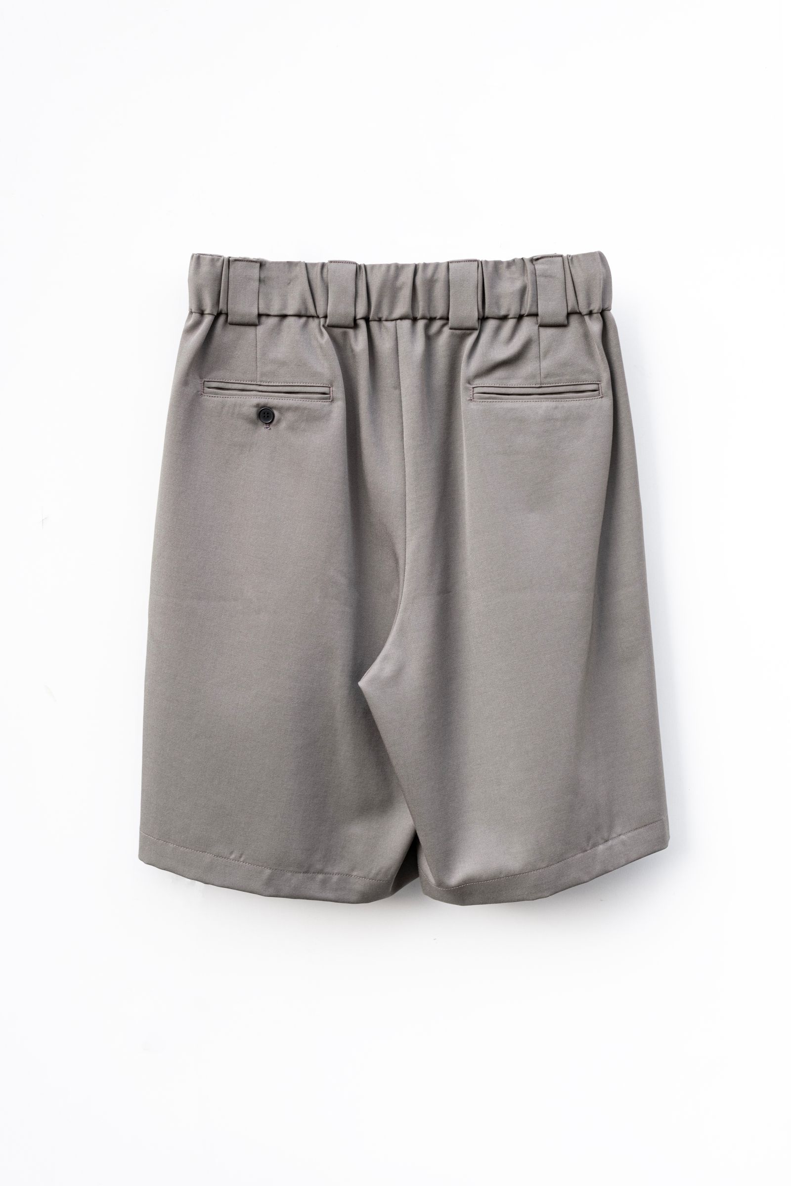 Blanc YM - Wide Easy Half Trousers / Gray | Retikle Online Store