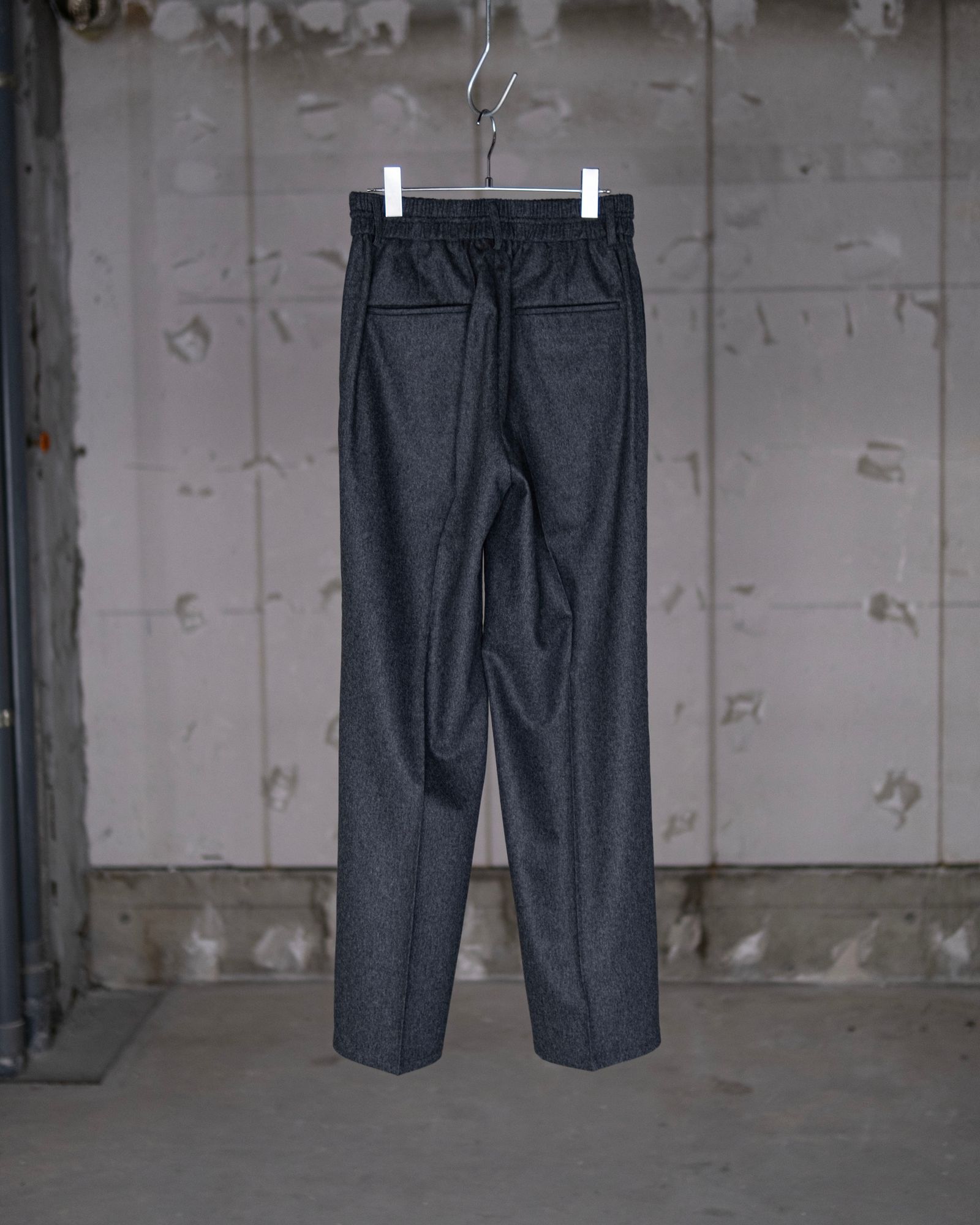 "REL" SUPER100S HYBRID FLANNEL / CHARCORL