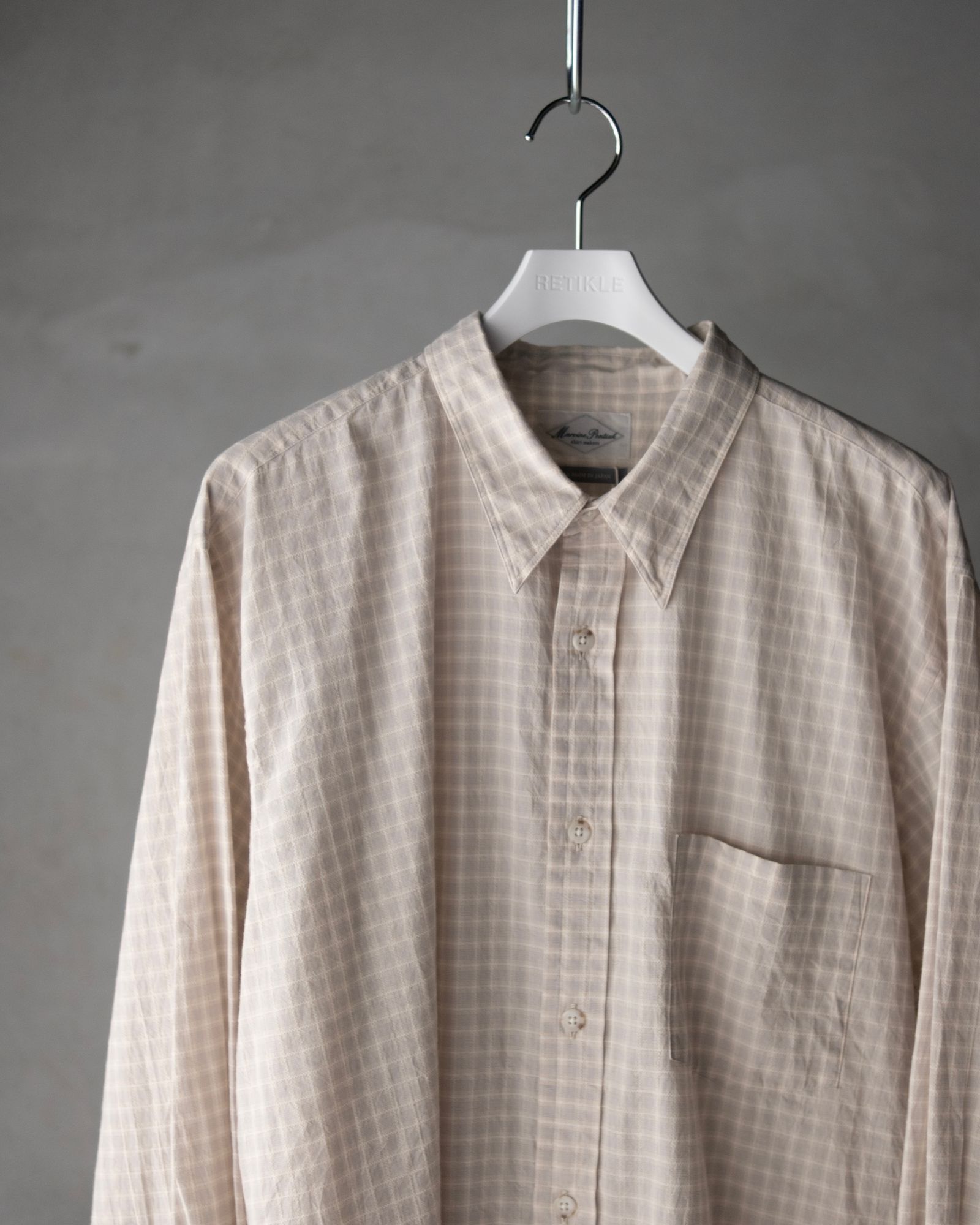 3 Button Regular Collar SH / L.Beige CH
