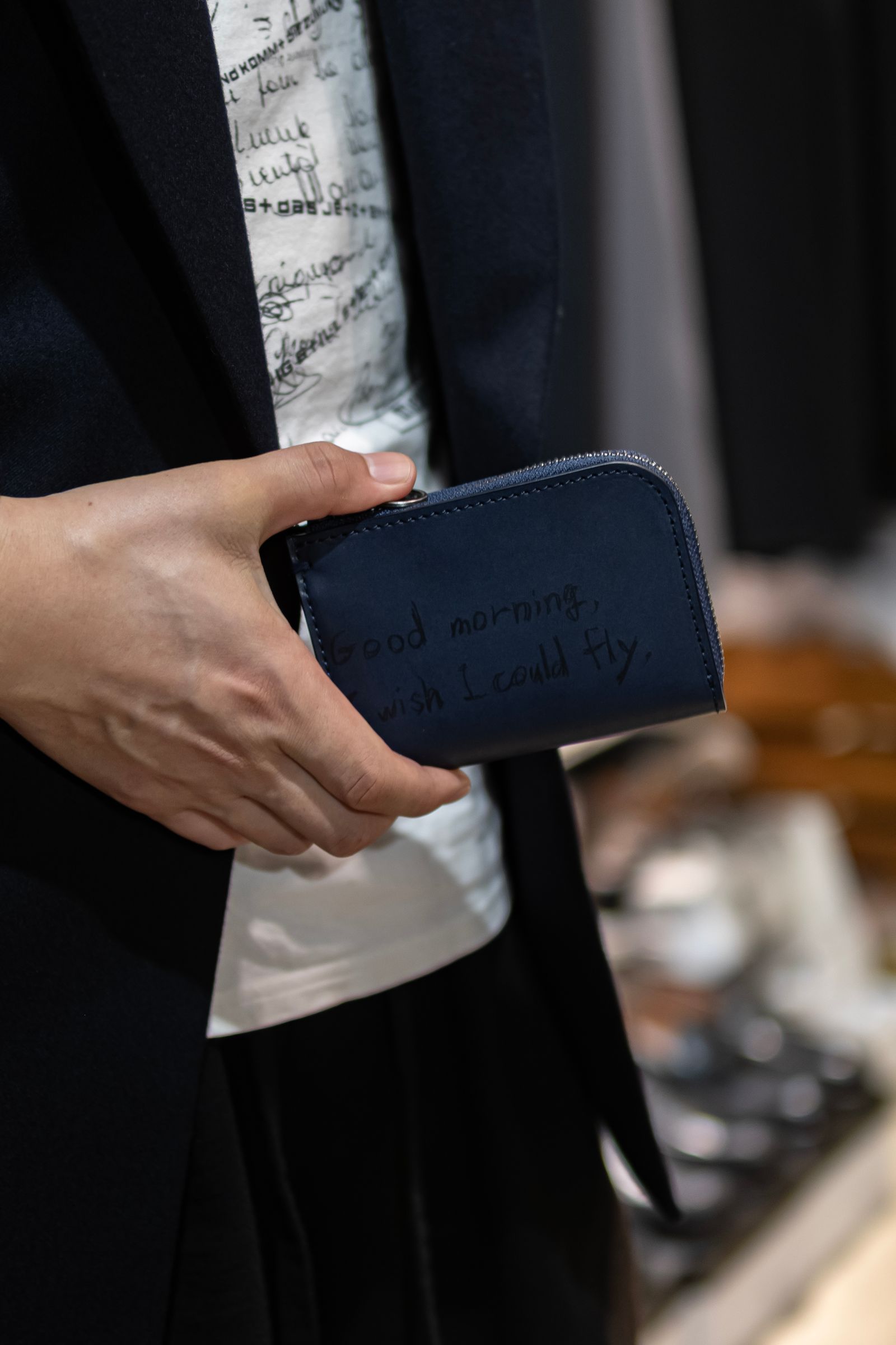 WALLET WITH TSUCHIYA KABAN / DAYBREAK NAVY