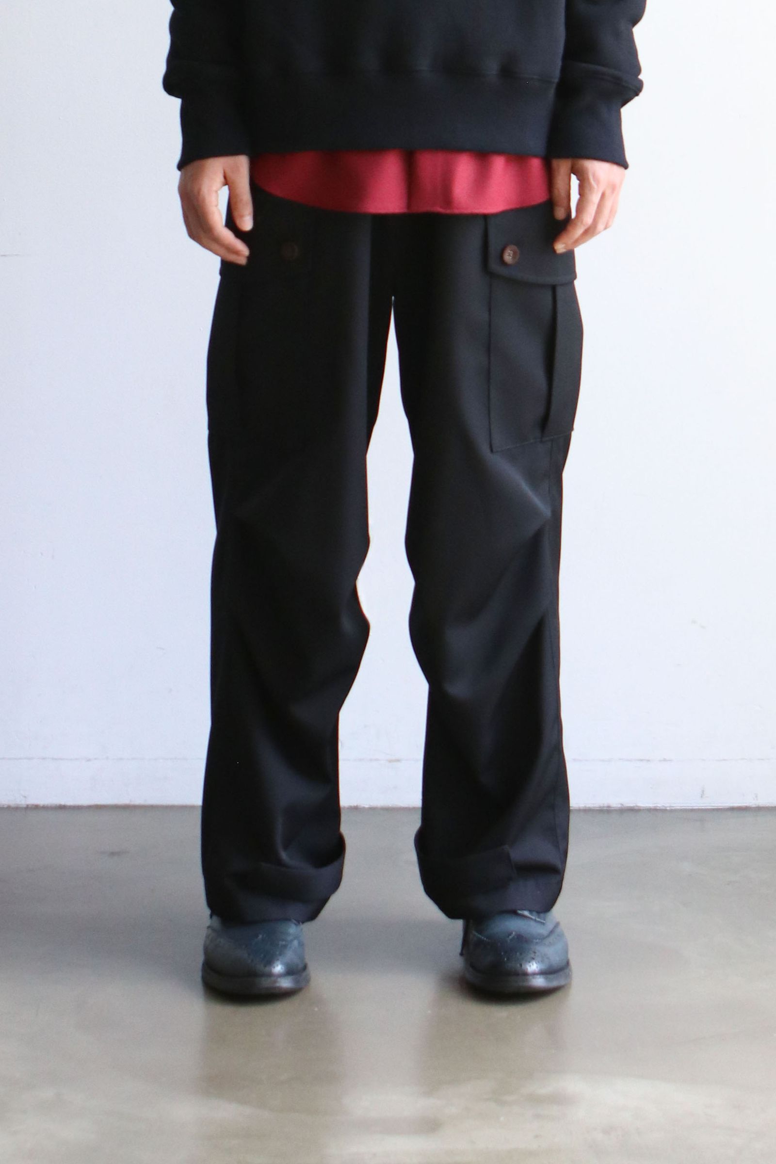 Easy cargo trousers / Black